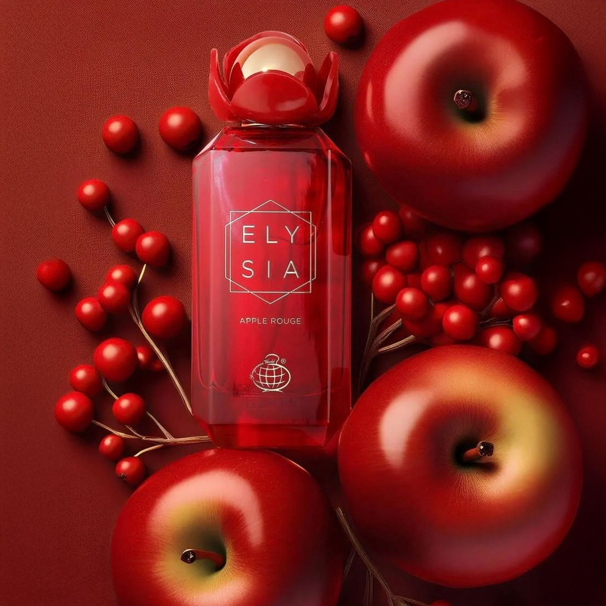 Elysia Apple Rouge by Fragrance World - Apa de parfum dama - 100 ml