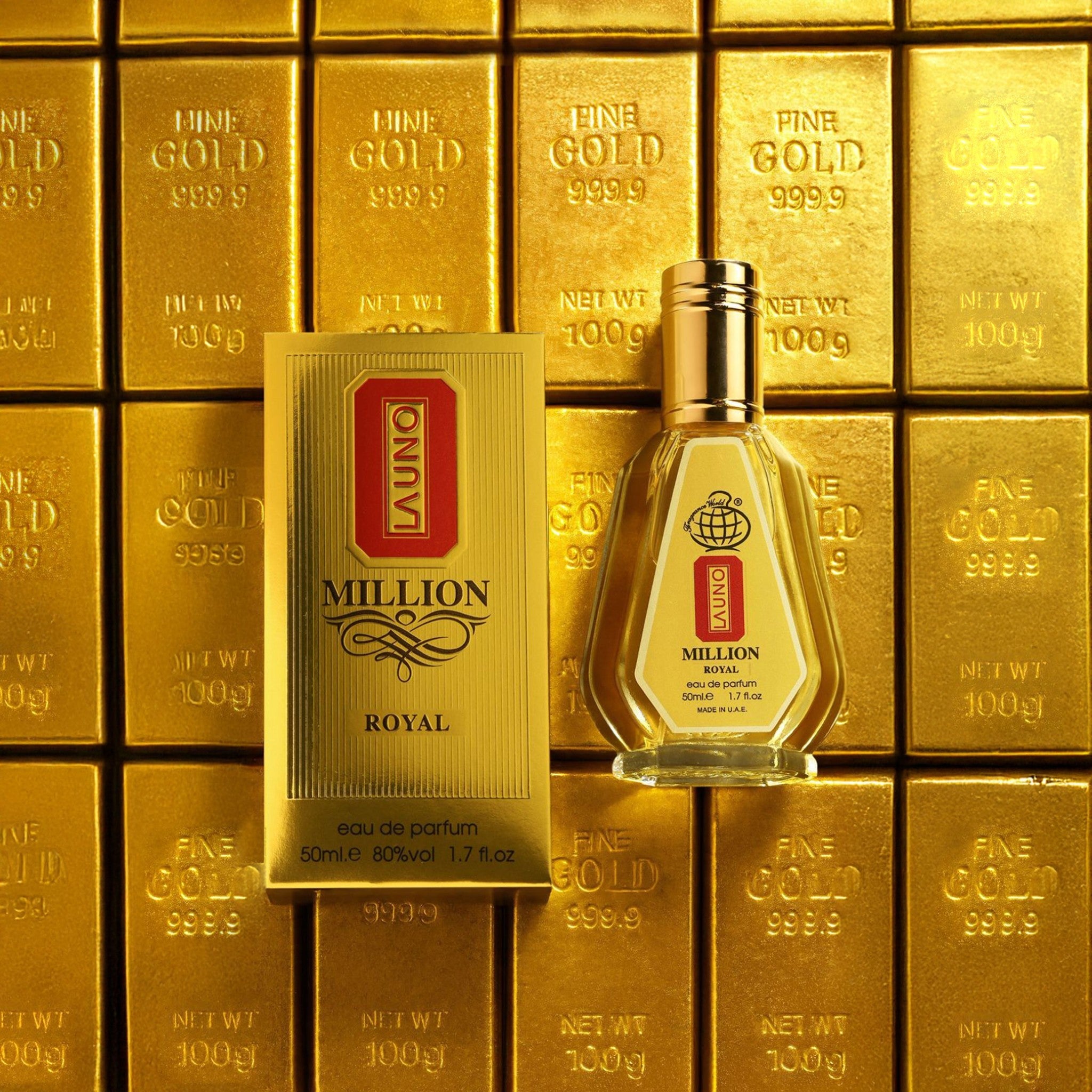 La Uno Million Royal by Fragrance World - Apa de parfum barbati - 50 ml