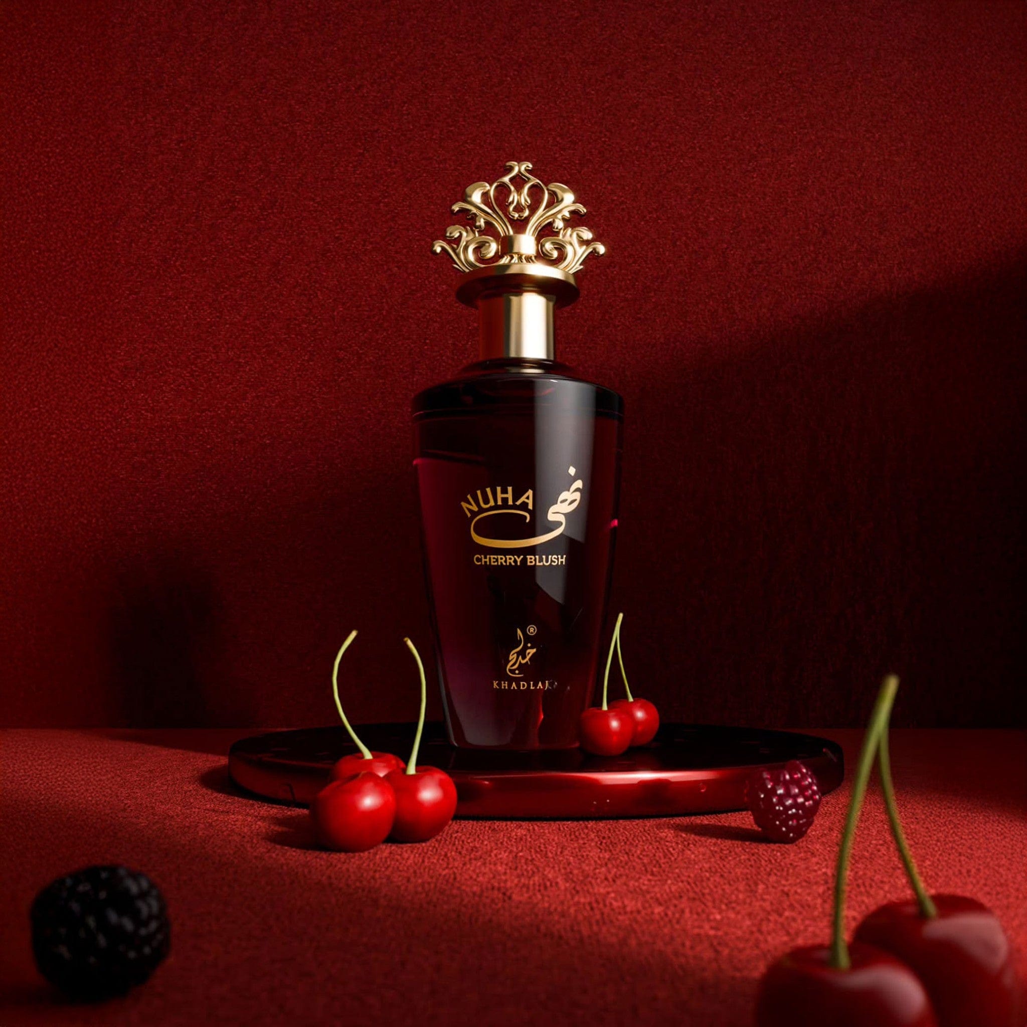 Nuha Cherry Blush by Khadlaj - Apa de parfum dama - 85 ml