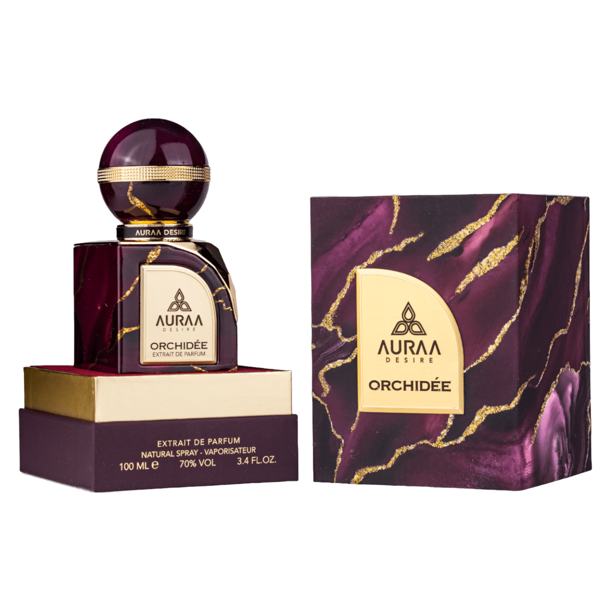 Orchidée by Auraa Desire - Extract de parfum unisex - 100 ml