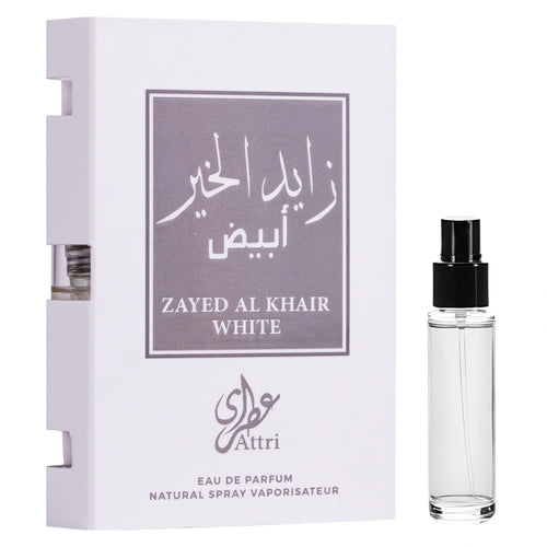 Parfum arabesc pentru barbati Attri Zayed Al Khair White - 2ml