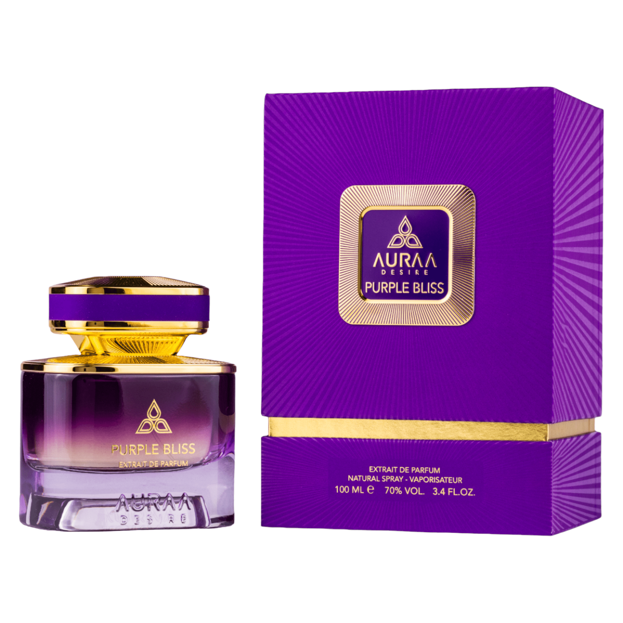 Purple Bliss by Auraa Desire - Extract de parfum barbati - 100 ml