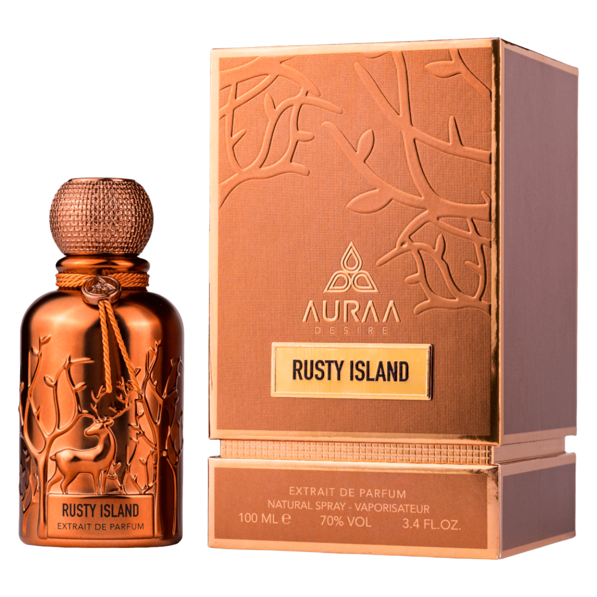 Rusty Island by Auraa Desire - Extract de parfum barbati - 100 ml