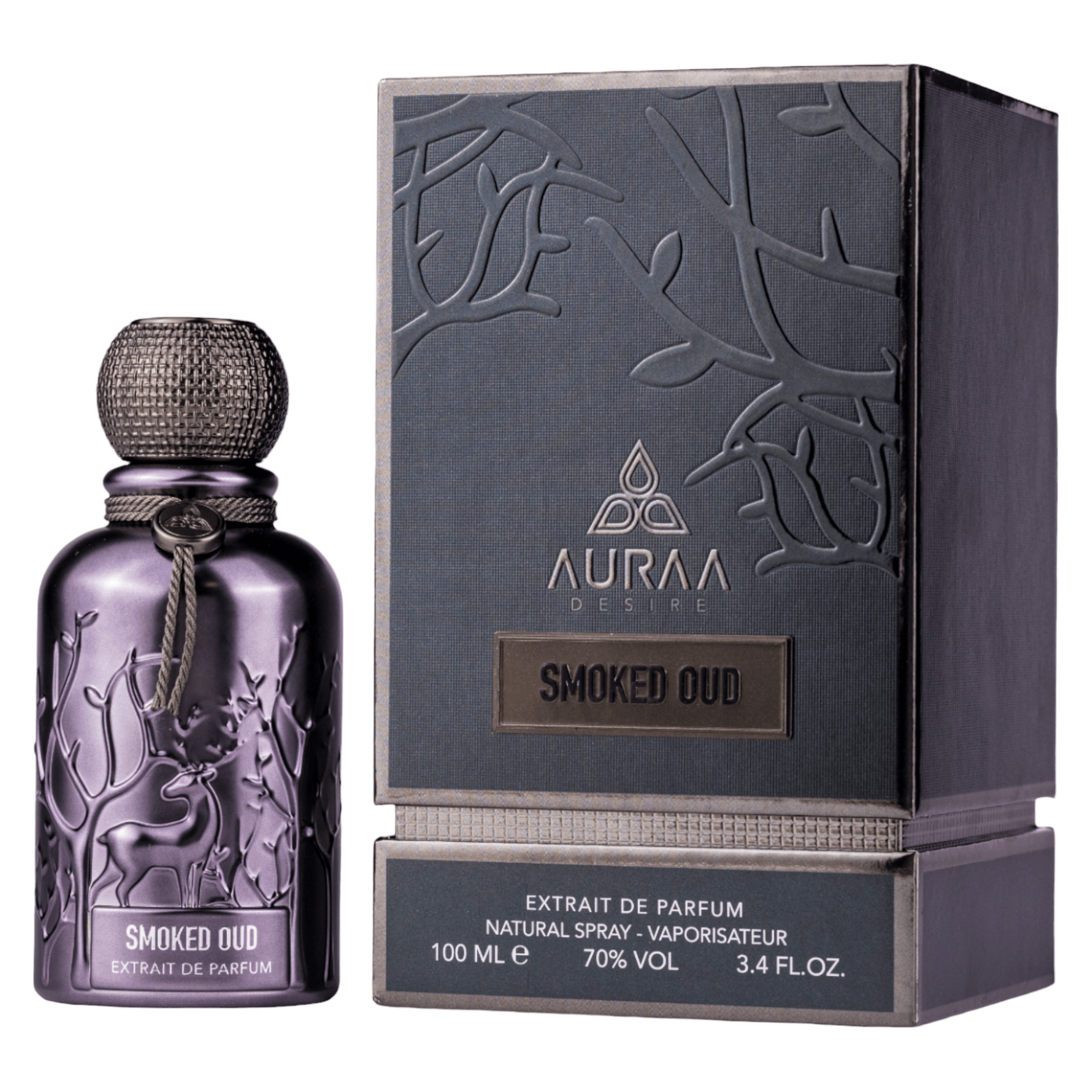 Smoked Oud by Auraa Desire - Extract de parfum barbati - 100 ml