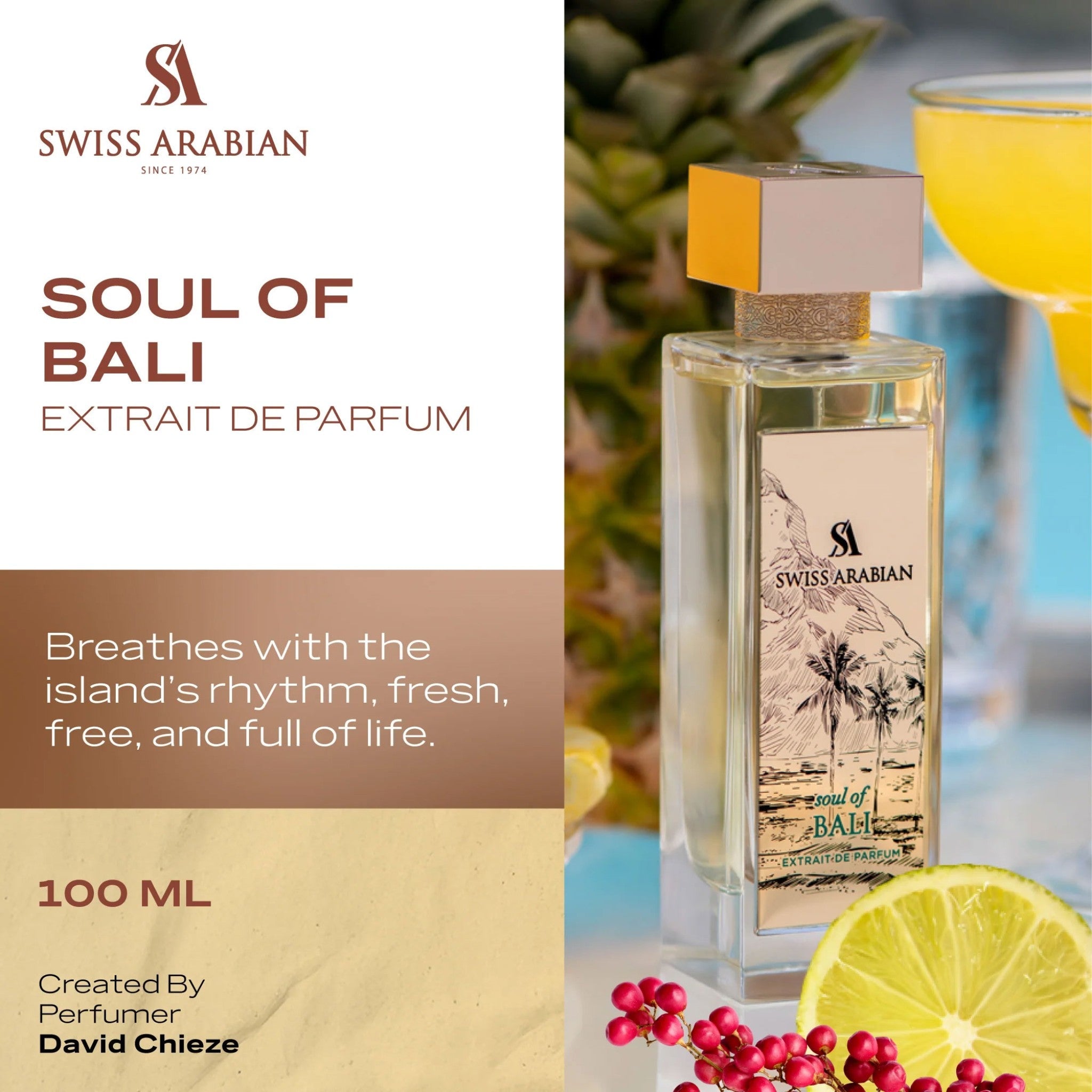 Soul of Bali by Swiss Arabian - Extract de Parfum unisex - 100 ml