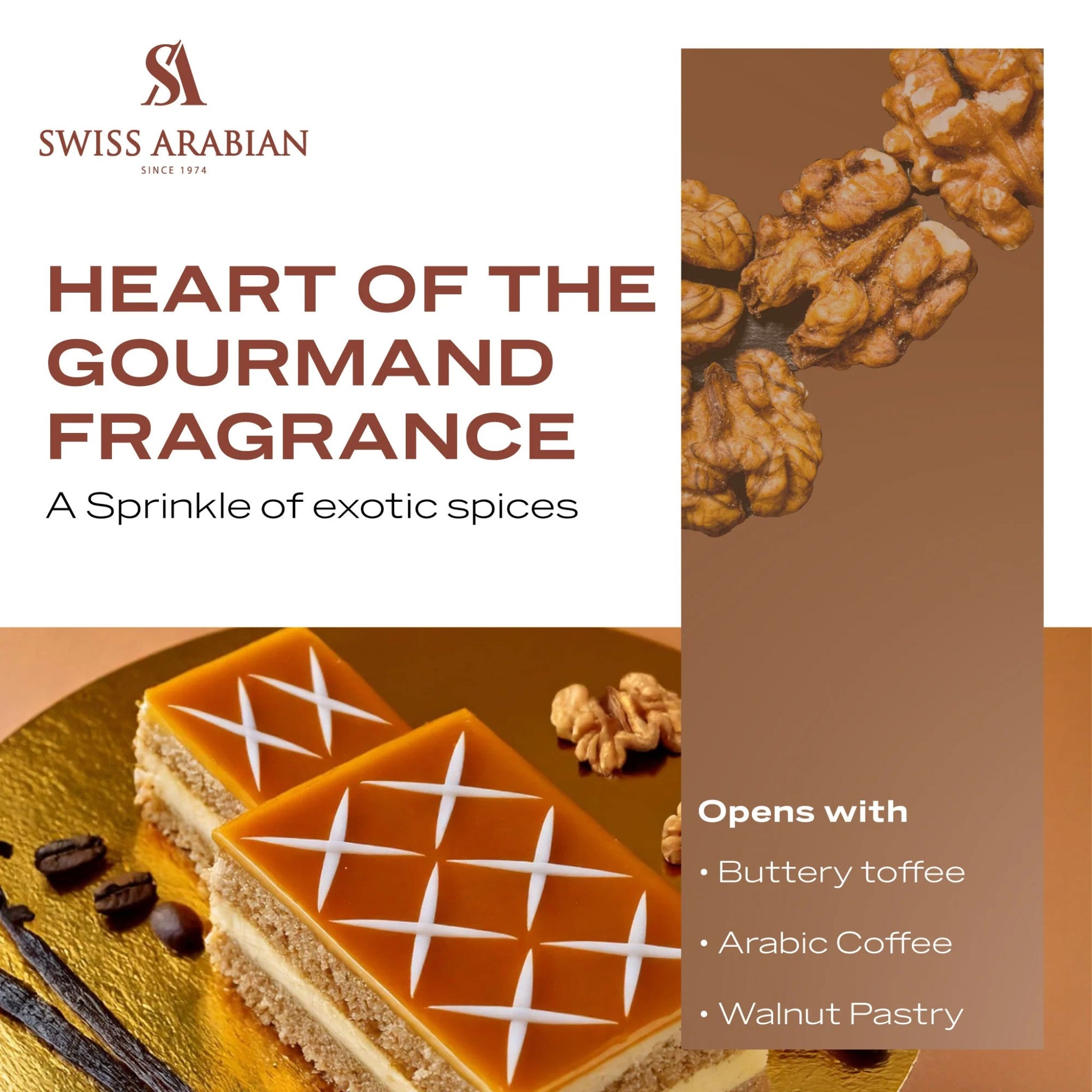 Shaghaf Vanilla Toffee by Swiss Arabian - Apa de parfum dama - 75 ml