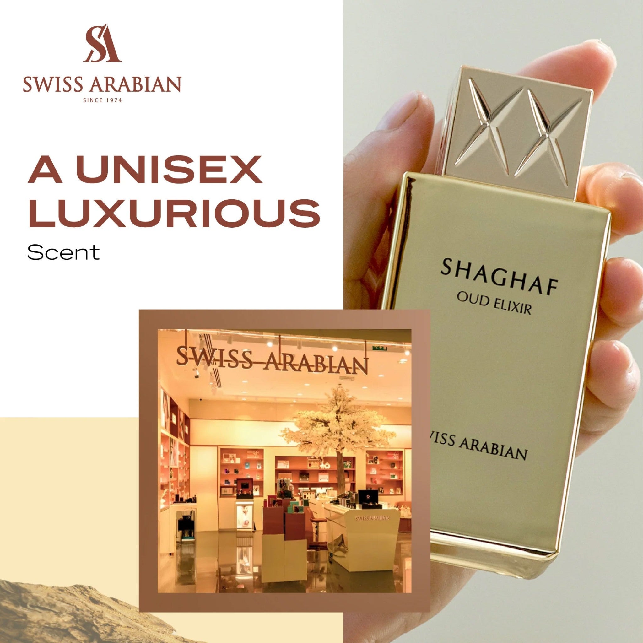 Shaghaf Oud Elixir by Swiss Arabian - Apa de parfum unisex - 75 ml