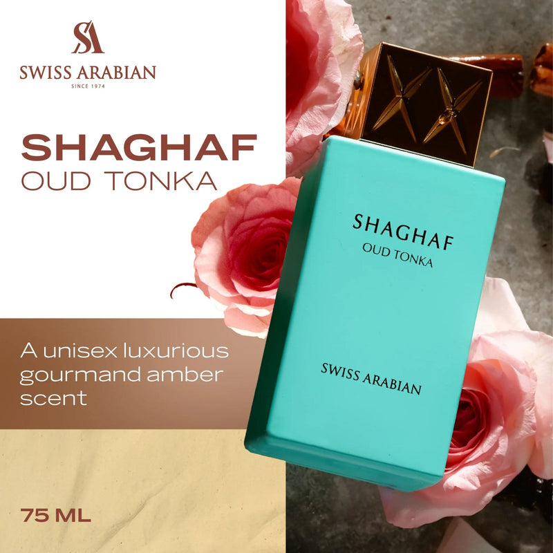 Shaghaf Oud Tonka by Swiss Arabian - parfum arabesc unisex - EDP 75 ml