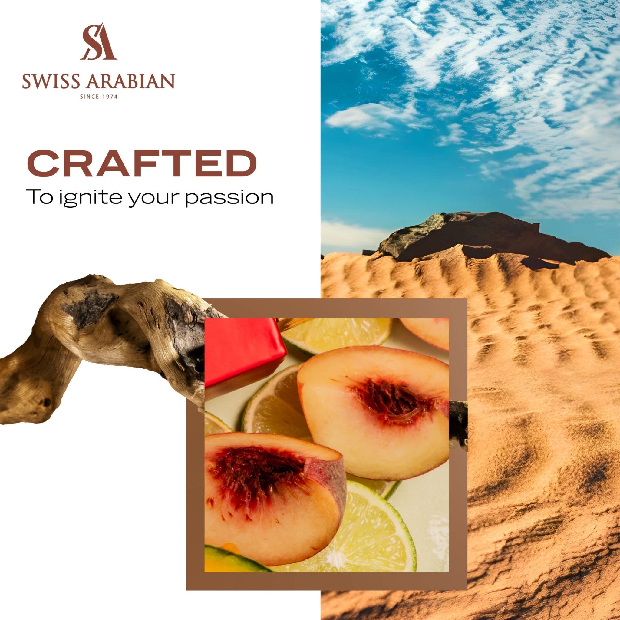 Shaghaf Oud Ahmar by Swiss Arabian - Apa de parfum unisex - 75 ml