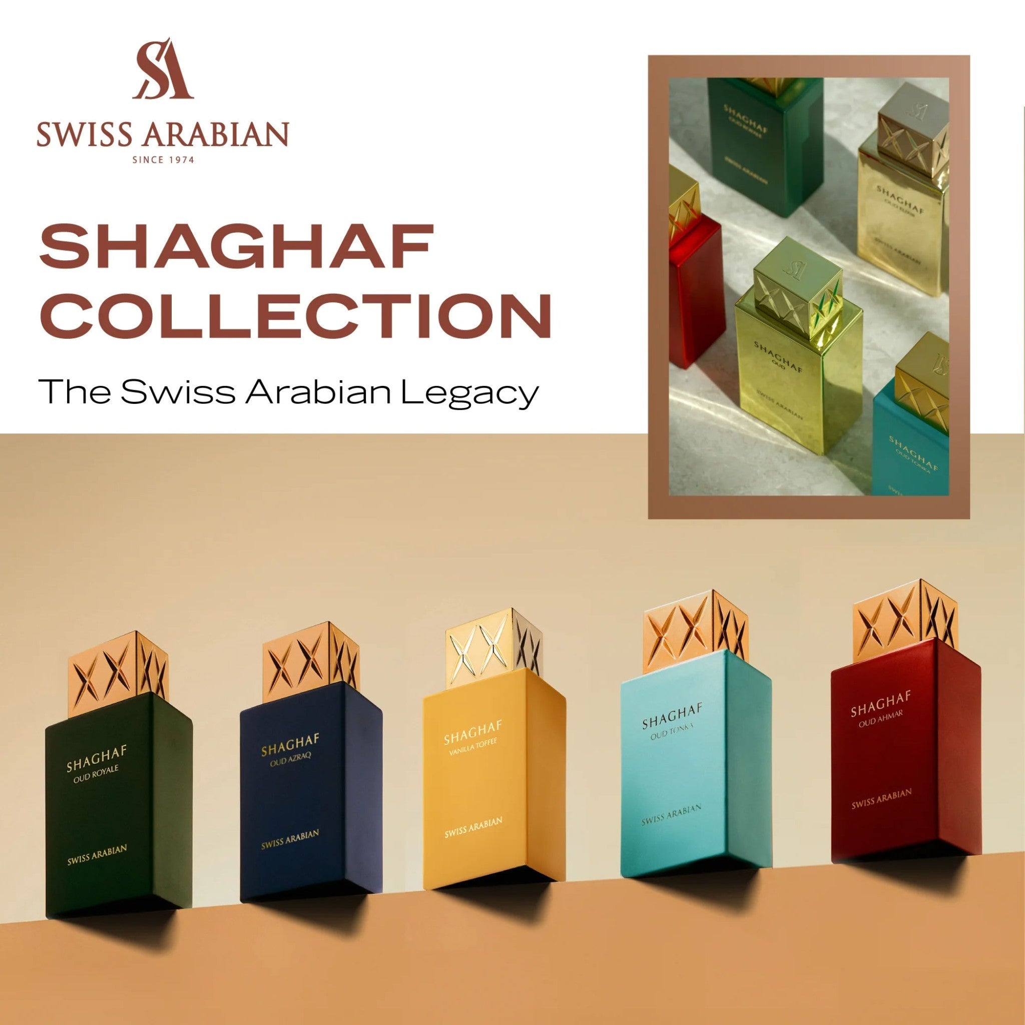 Shaghaf Oud Azraq by Swiss Arabian - Apa de parfum barbati - 75 ml