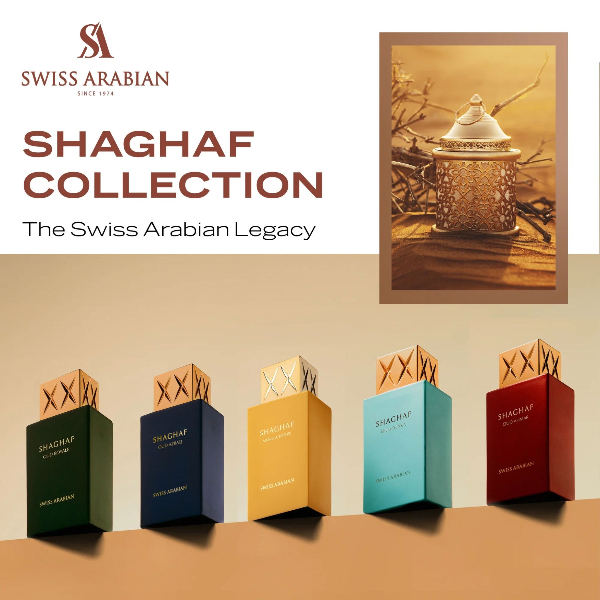 Shaghaf Oud by Swiss Arabian - Apa de parfum unisex - 75 ml