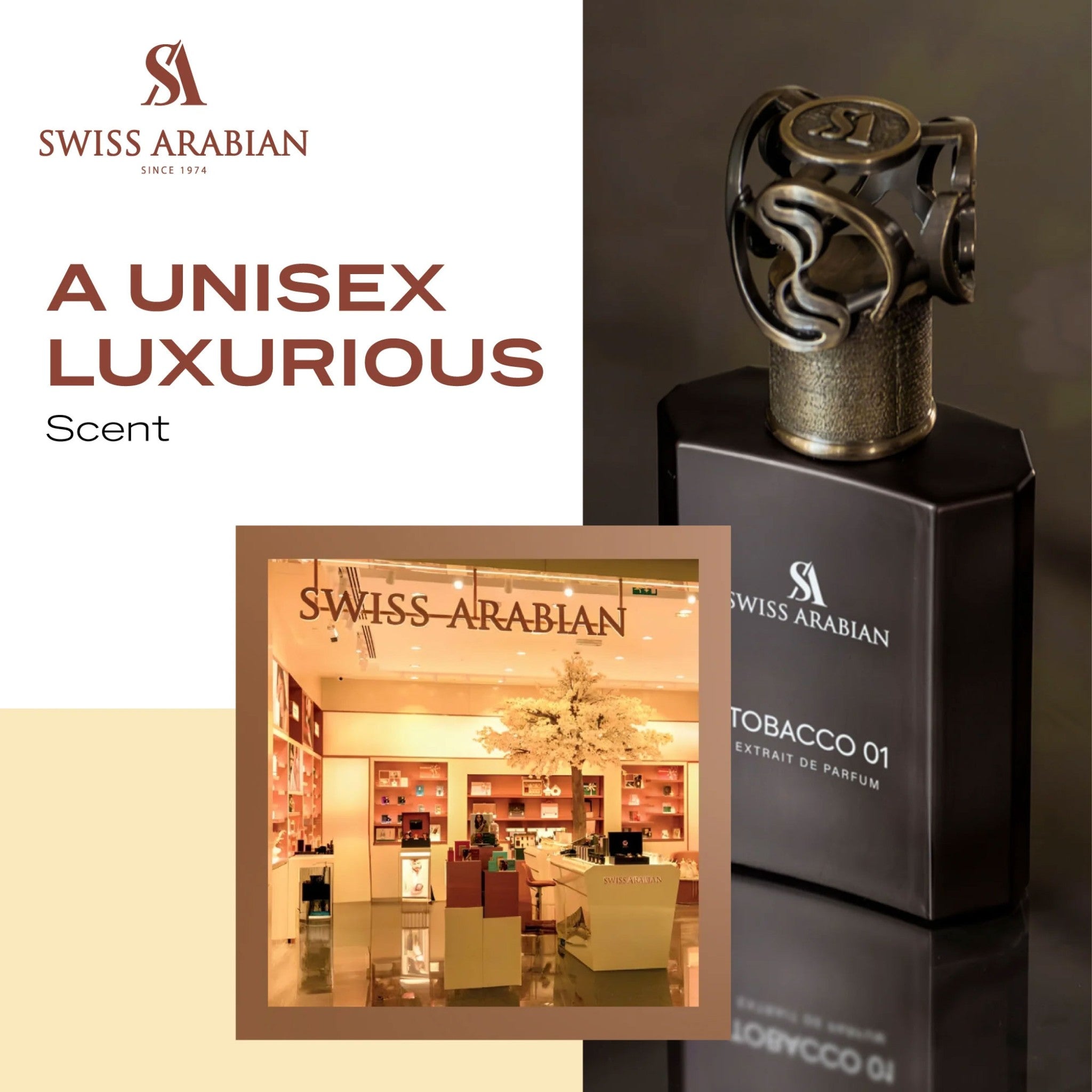 Tobacco 01 by Swiss Arabian - Extract de Parfum unisex - 50 ml