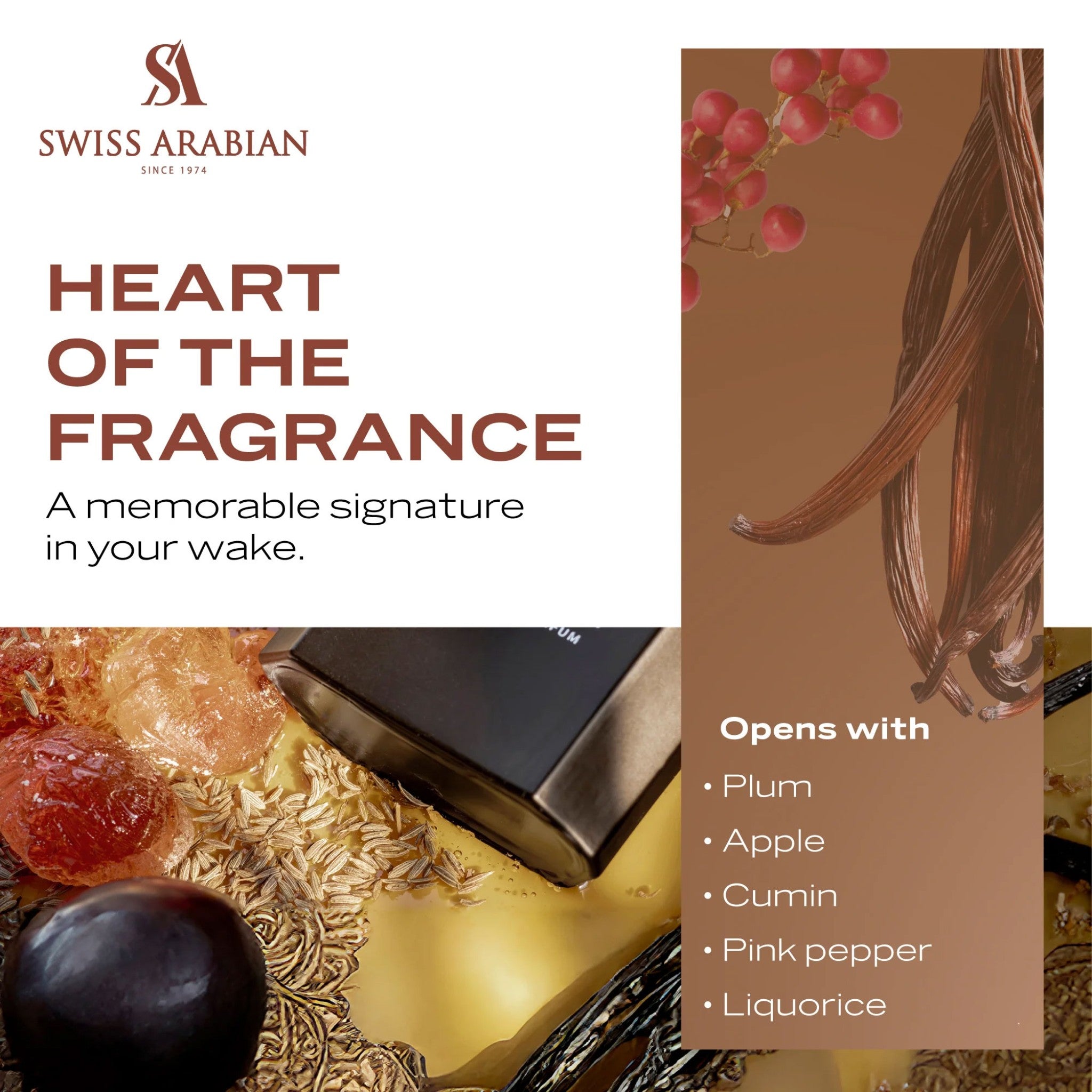 Tobacco 01 by Swiss Arabian - Extract de Parfum unisex - 50 ml