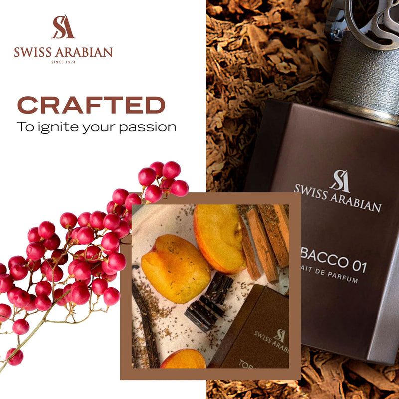 Tobacco 01 by Swiss Arabian - parfum arabesc unisex - Extract de Parfum 50 ml