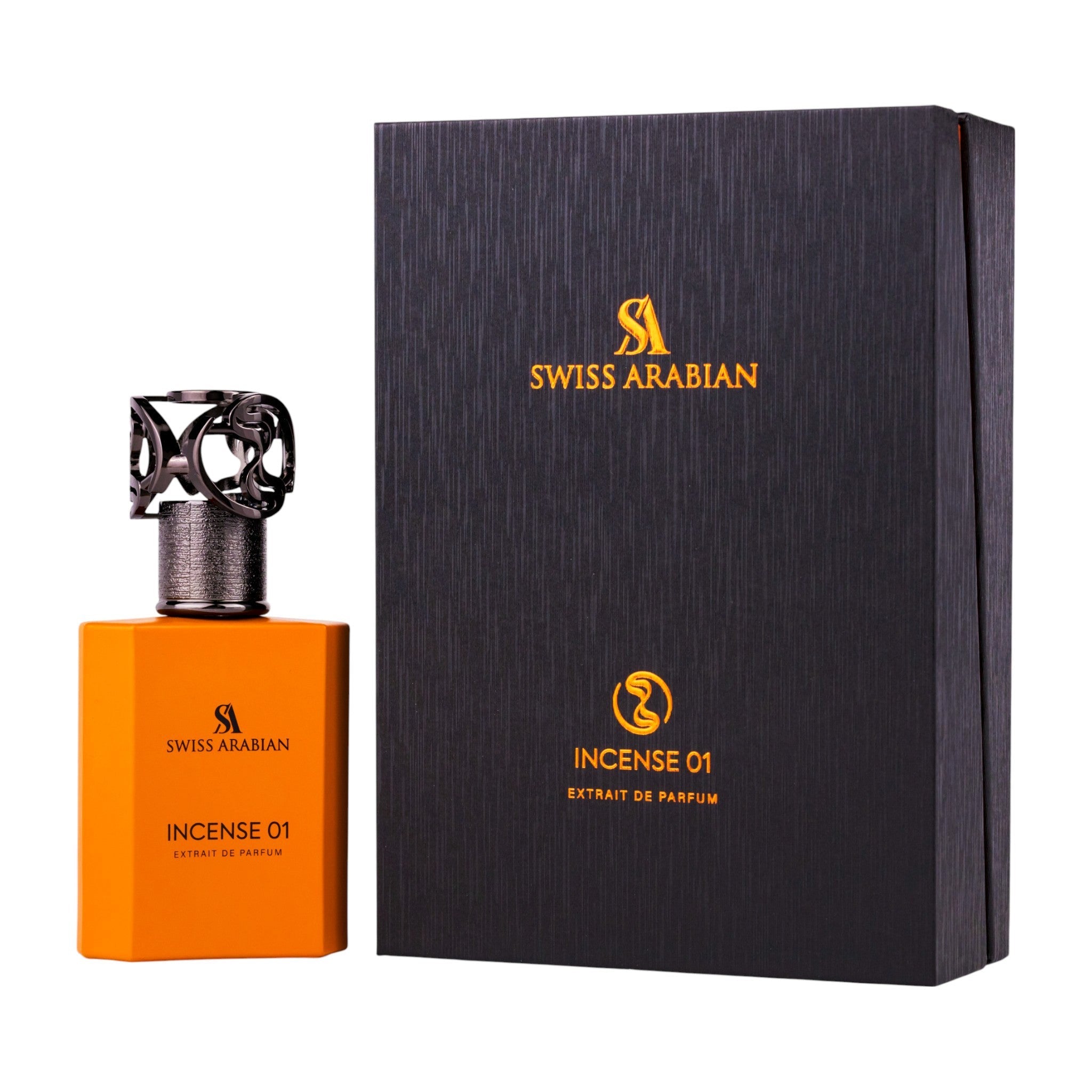 Incense 01 by Swiss Arabian - Extract de Parfum Barbati - 50 ml