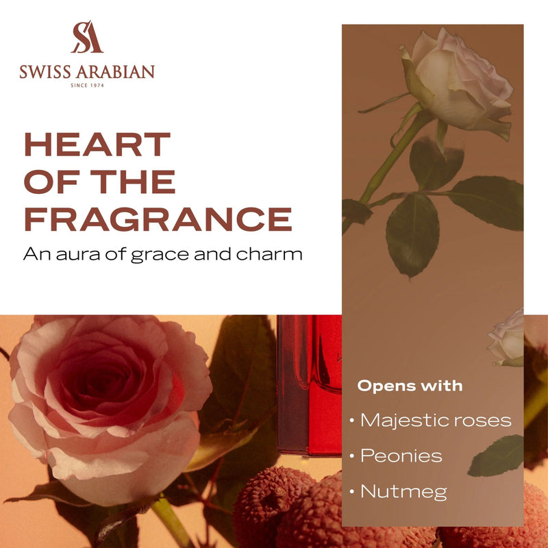 Rose 01 by Swiss Arabian - parfum arabesc de dama - Extract de Parfum 50 ml