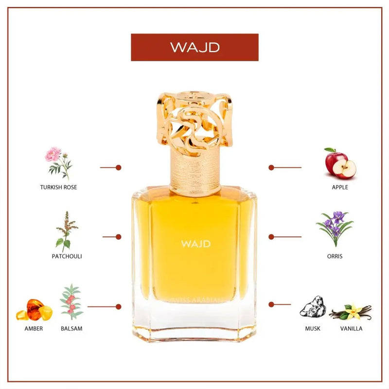 Wajd by Swiss Arabian - parfum arabesc unisex - Extract de Parfum 50 ml