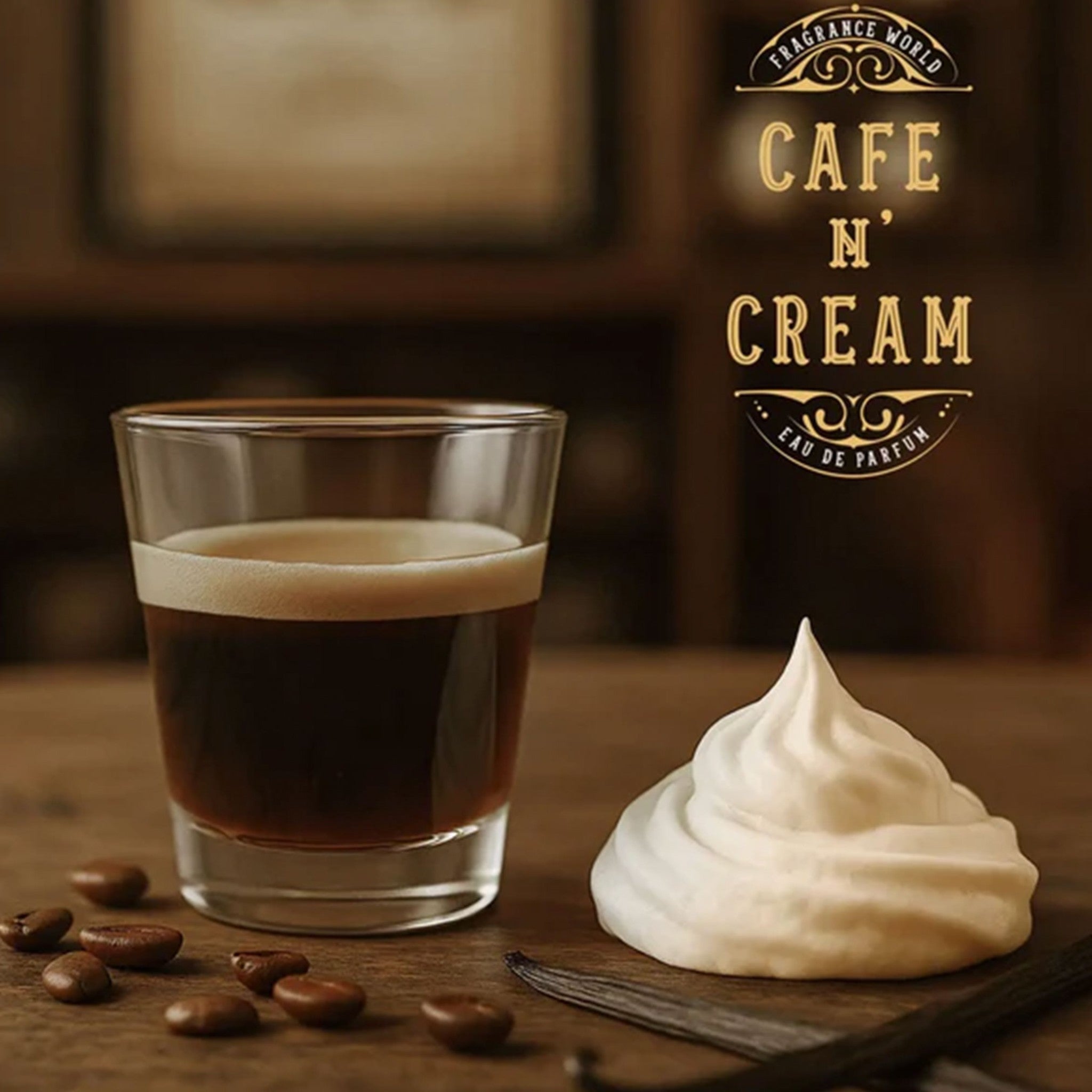 Cafe N' Cream by Fragrance World - Apa de parfum unisex - 100 ml