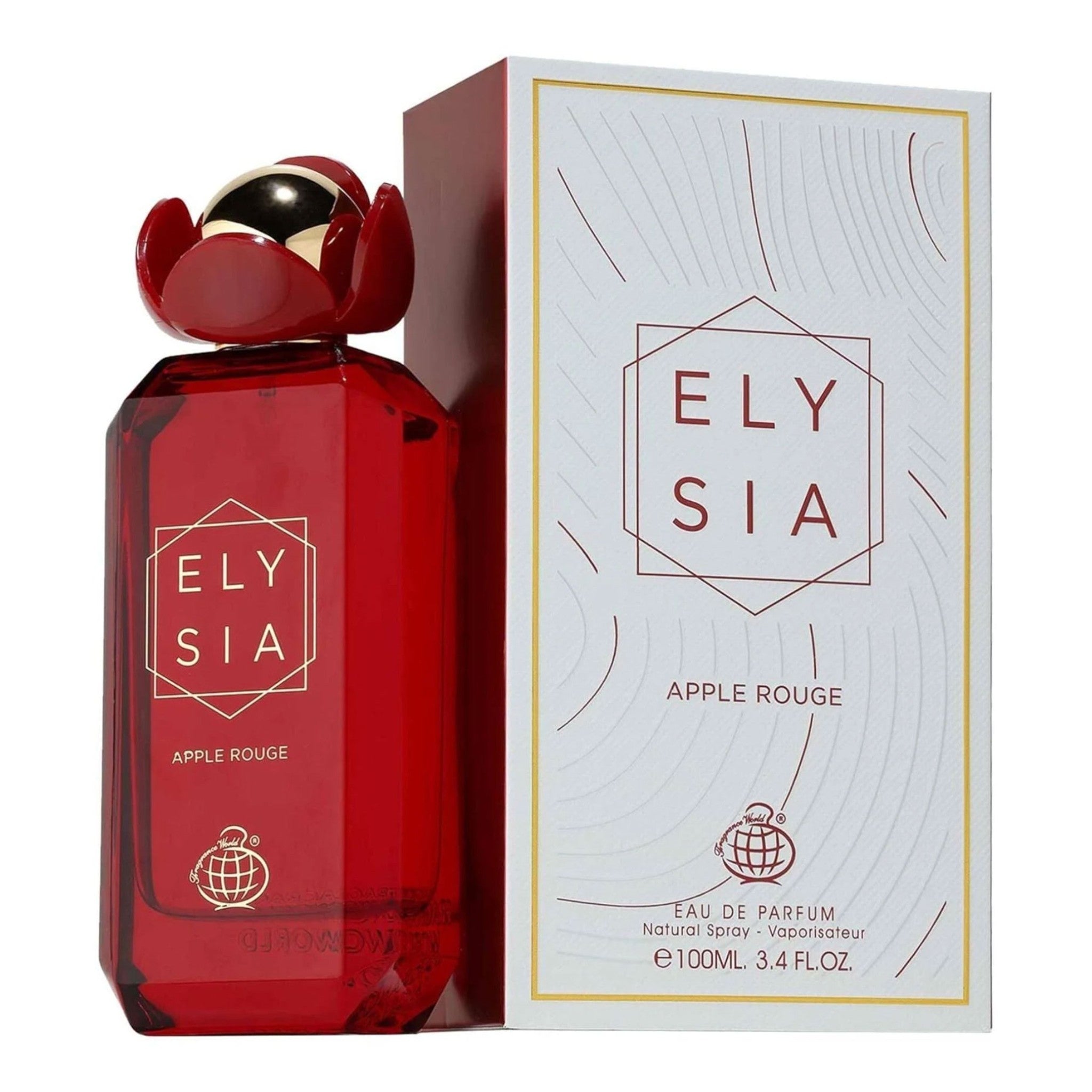 Elysia Apple Rouge by Fragrance World - Apa de parfum dama - 100 ml