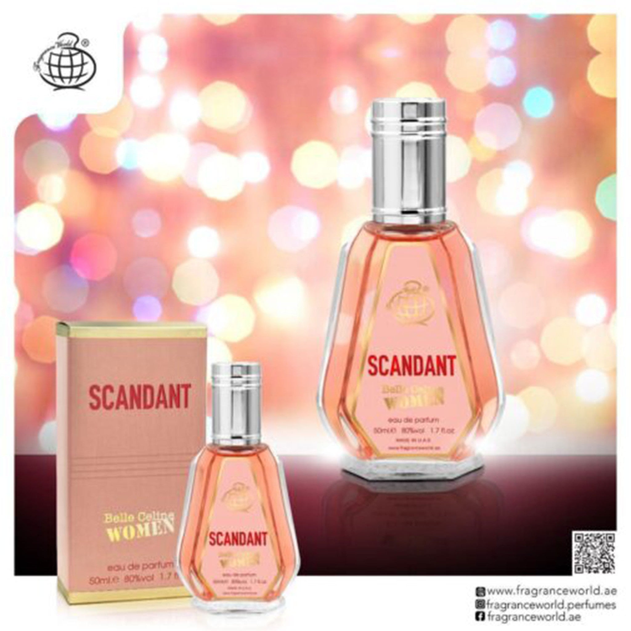 Scandant Belle Celine by Fragrance World - Apa de parfum dama - 50 ml