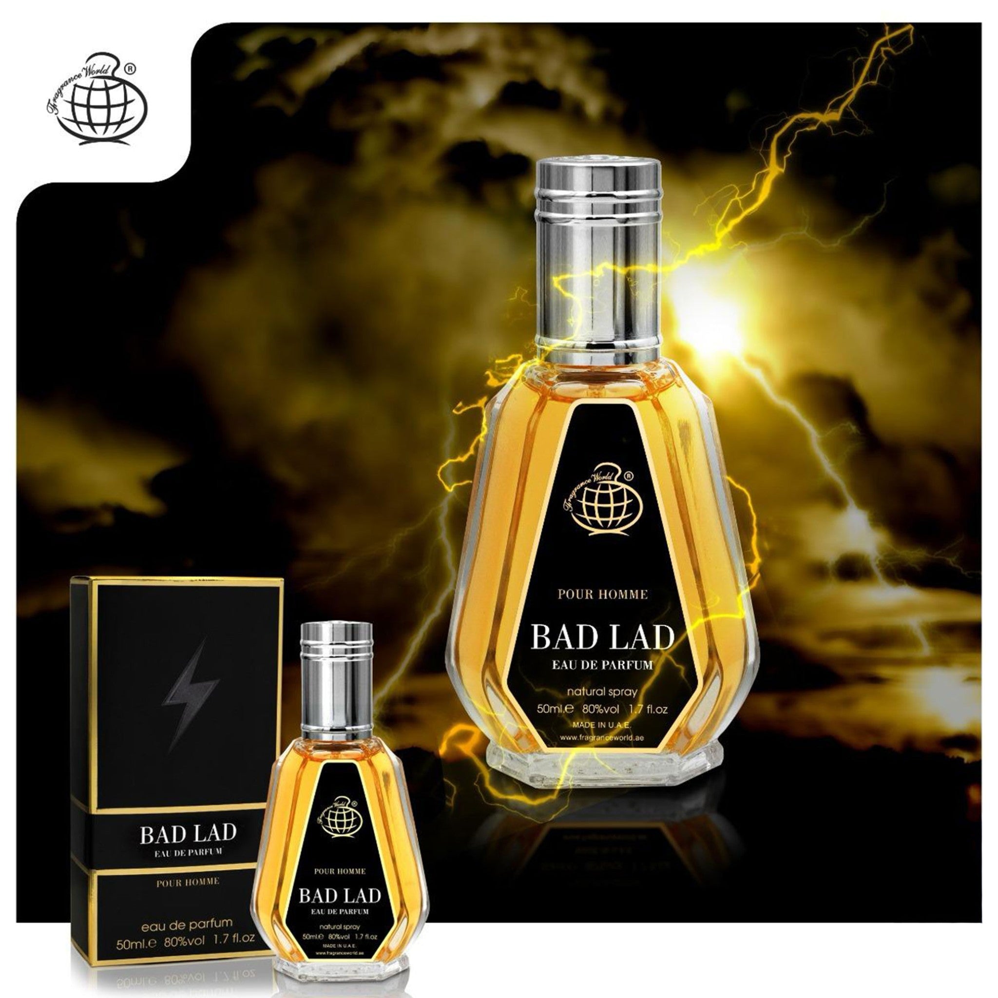 Bad Lad by Fragrance World - Apa de parfum barbati - 50 ml