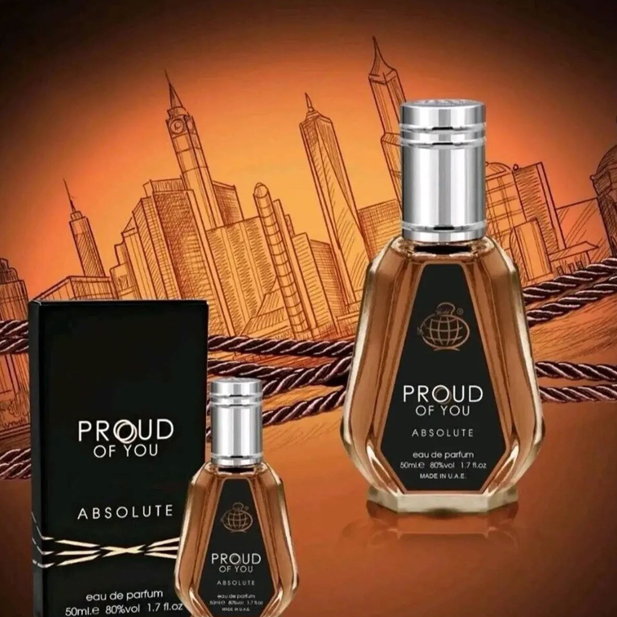 Proud of You Absolute by Fragrance World - Apa de Parfum Barbati - 50ml