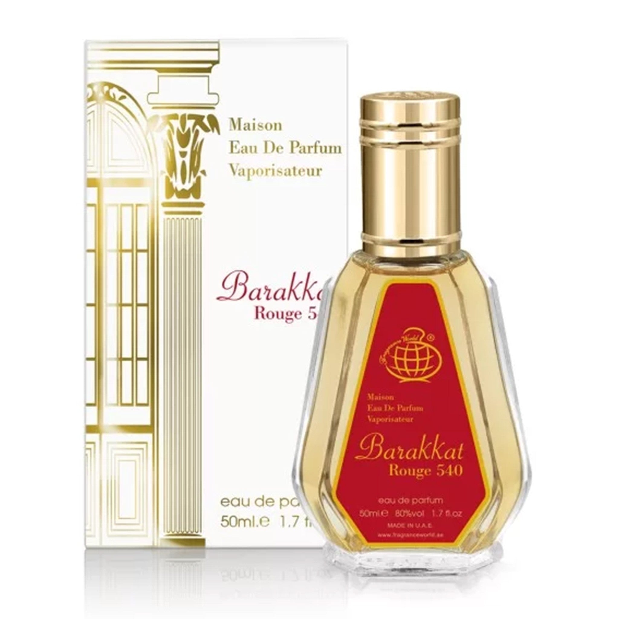 Barakkat Rouge 540 by Fragrance World - Apa de Parfum Unisex - 50 ml