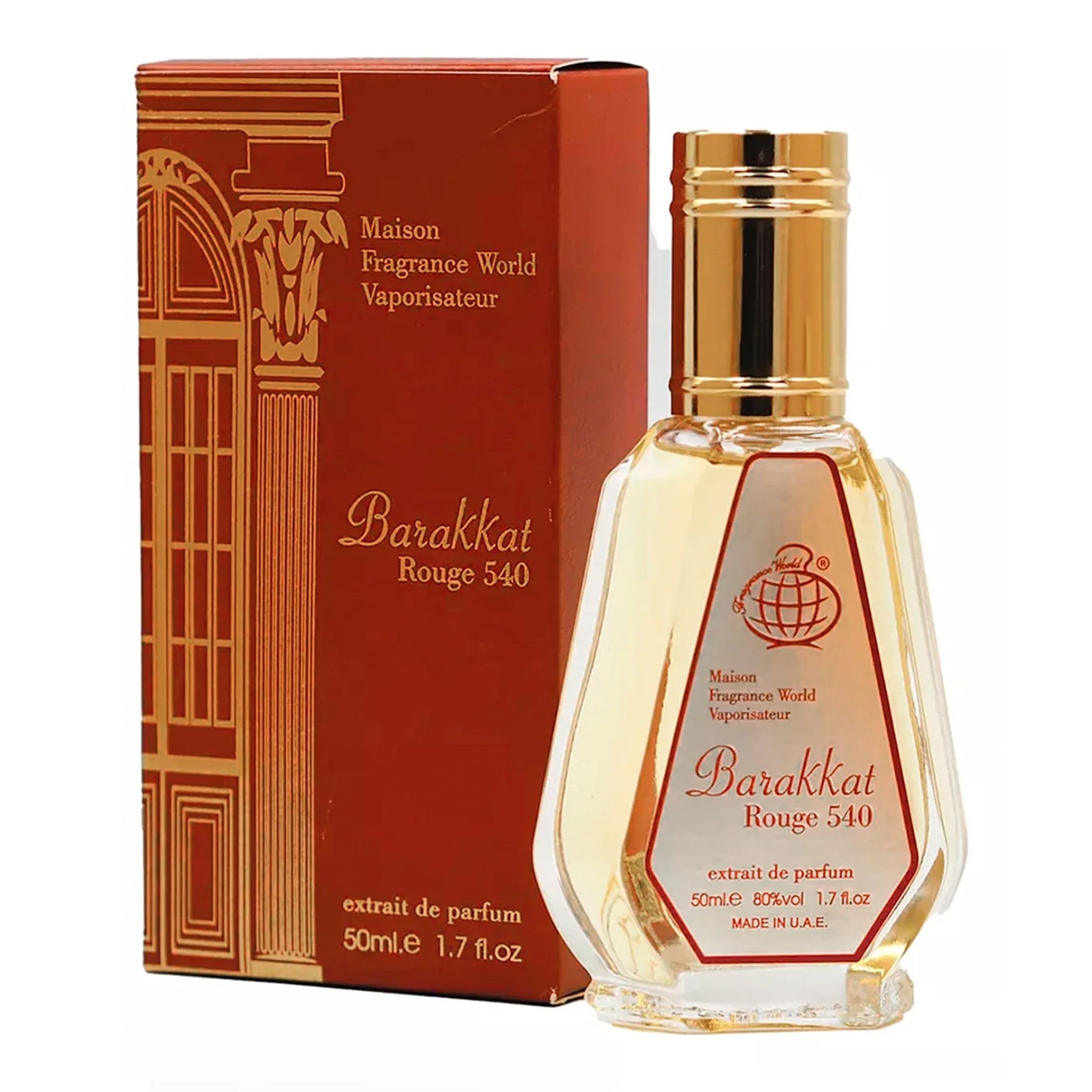 Barakkat Rouge 540 by Fragrance World - Apa de Parfum Unisex - 50 ml