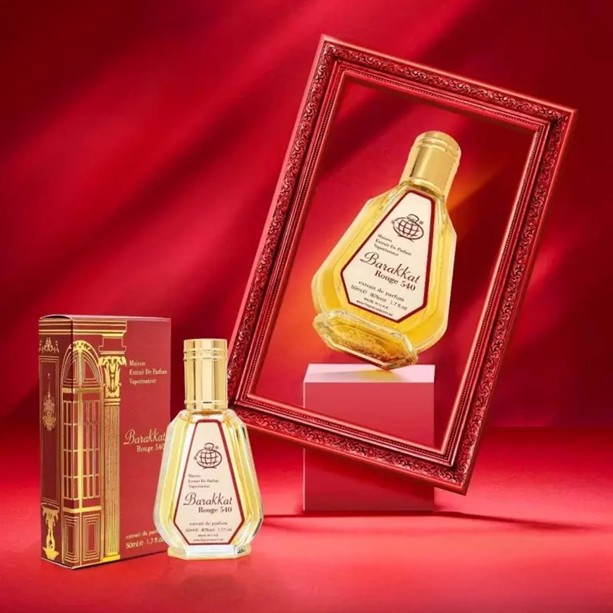 Barakkat Rouge 540 by Fragrance World - Apa de Parfum Unisex - 50 ml