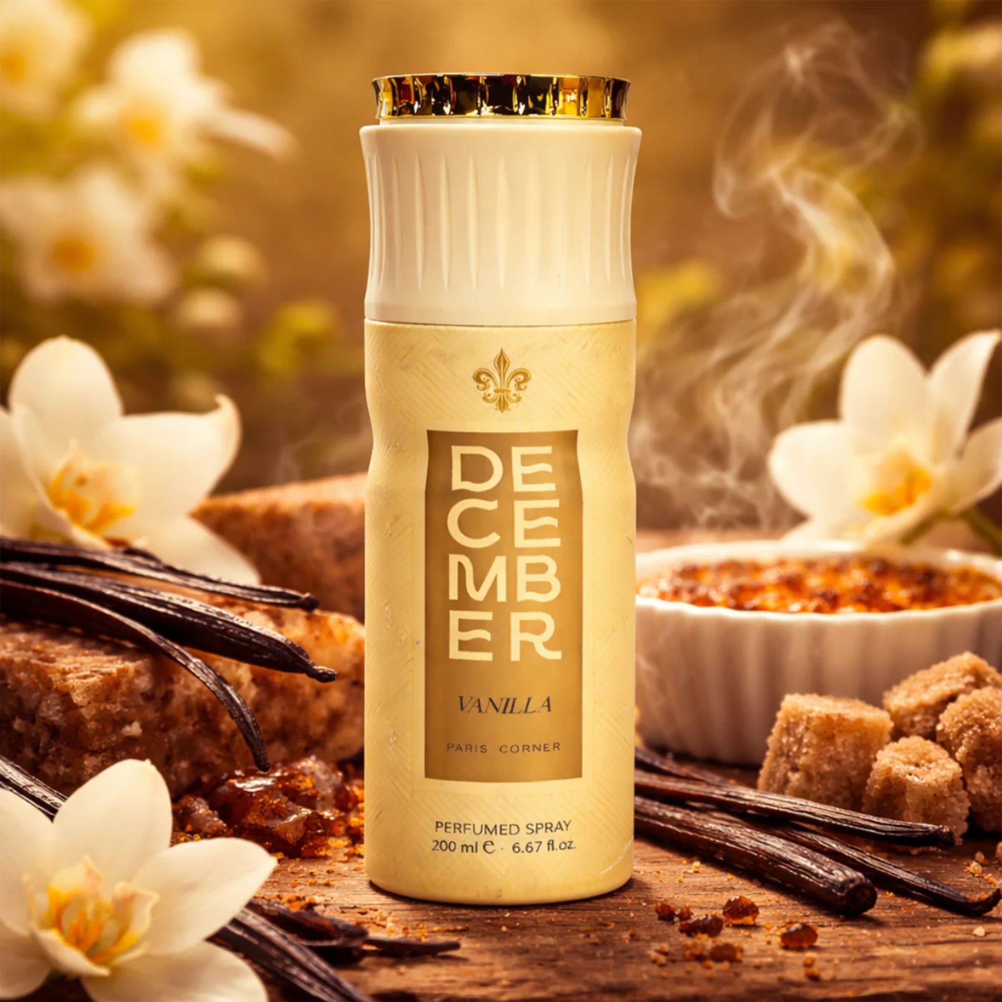 December Vanilla by Paris Corner - Unisex - Deodorant - 200ml