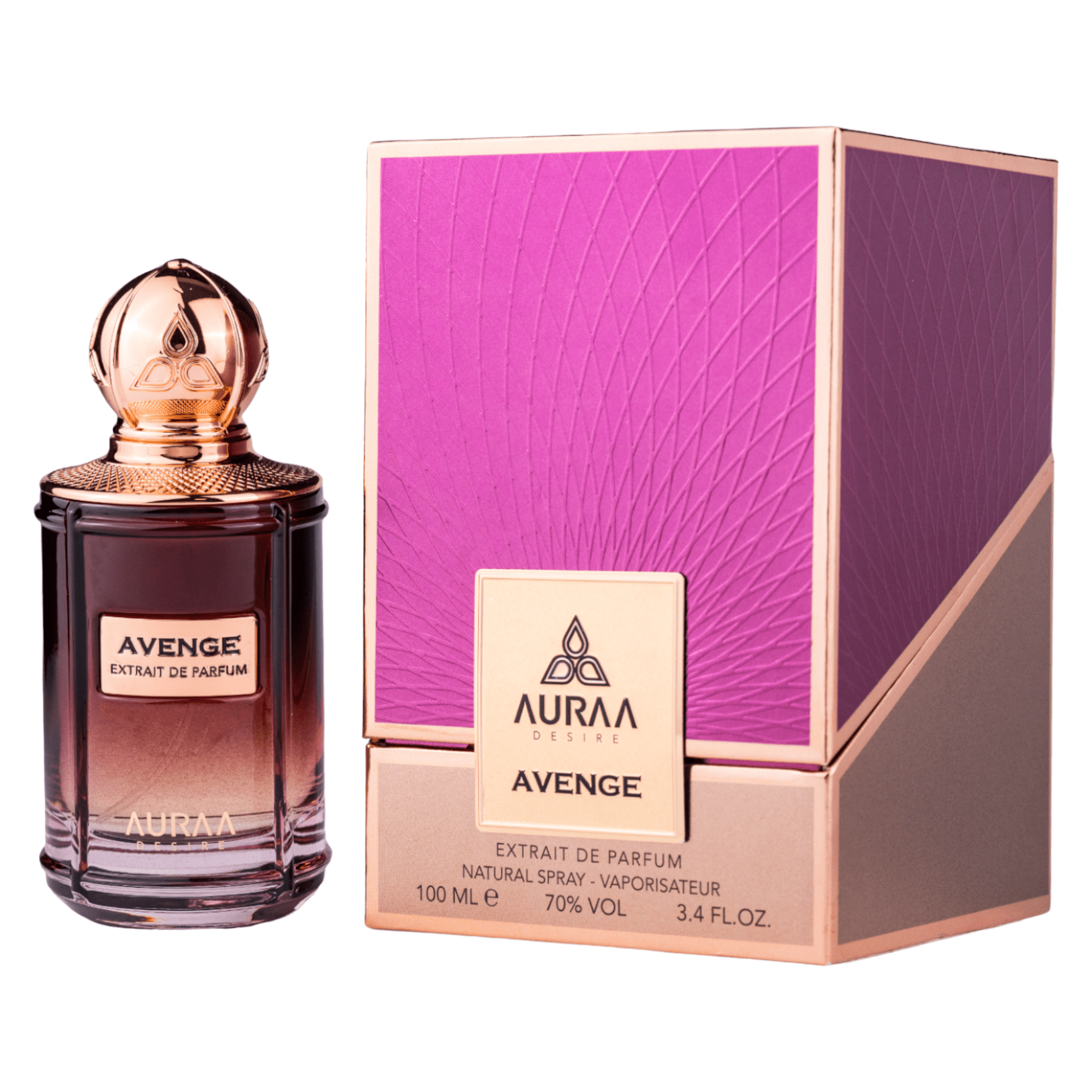 Avenge by Auraa Desire - Extract de parfum barbati - 100 ml