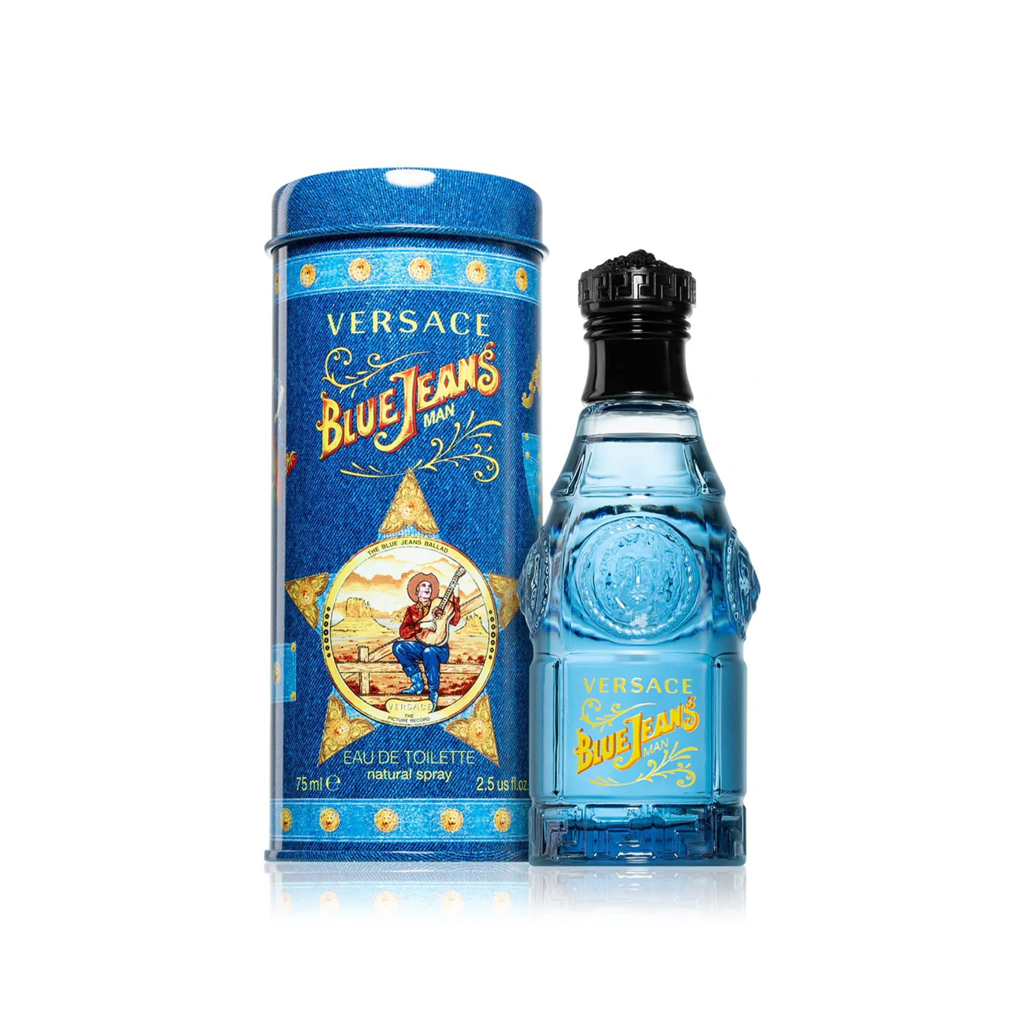 Blue Jeans by Versace - Apa de toaleta barbati - 75 ml