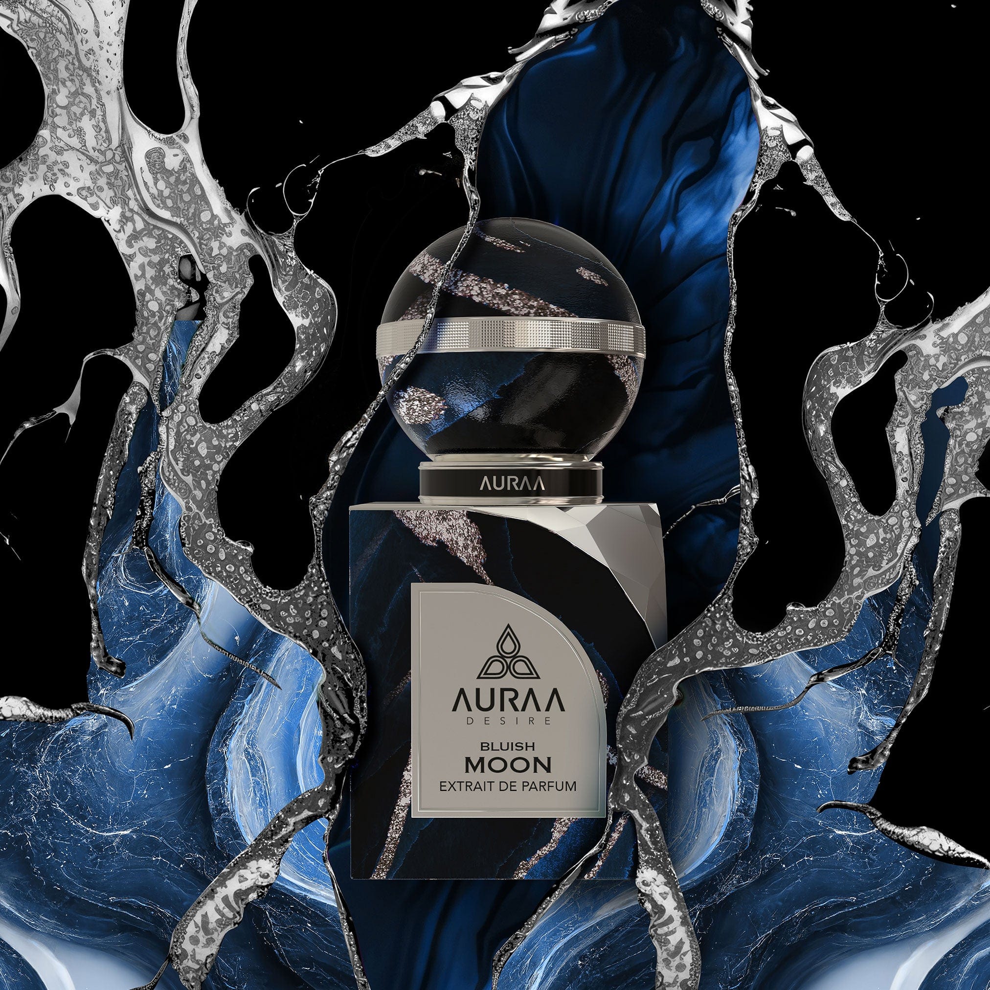 Bluish Moon by Auraa Desire - Extract de parfum barbati - 100 ml