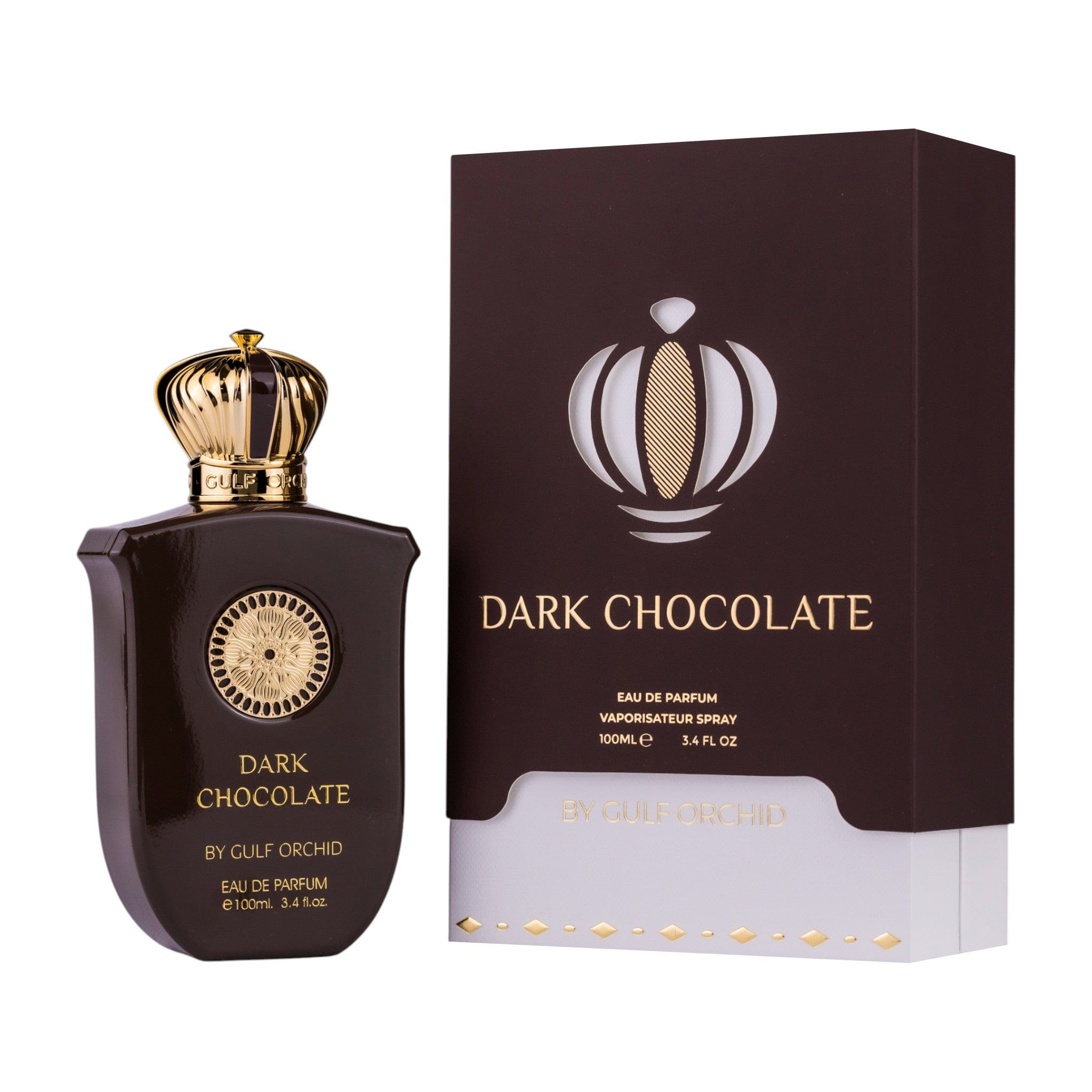Dark Chocolate Eau de Parfum 100ml by Gulf Orchid - Unisex - EDP - 100ml