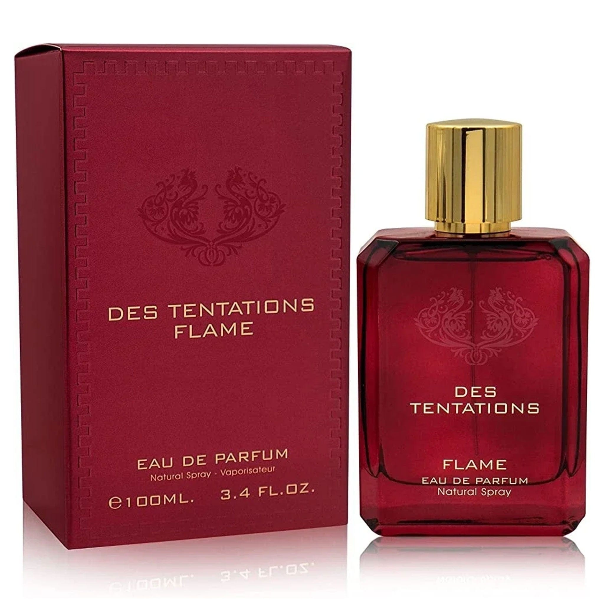 Des Tentations Flame by Fragrance World - Apa de parfum unisex - 100 ml