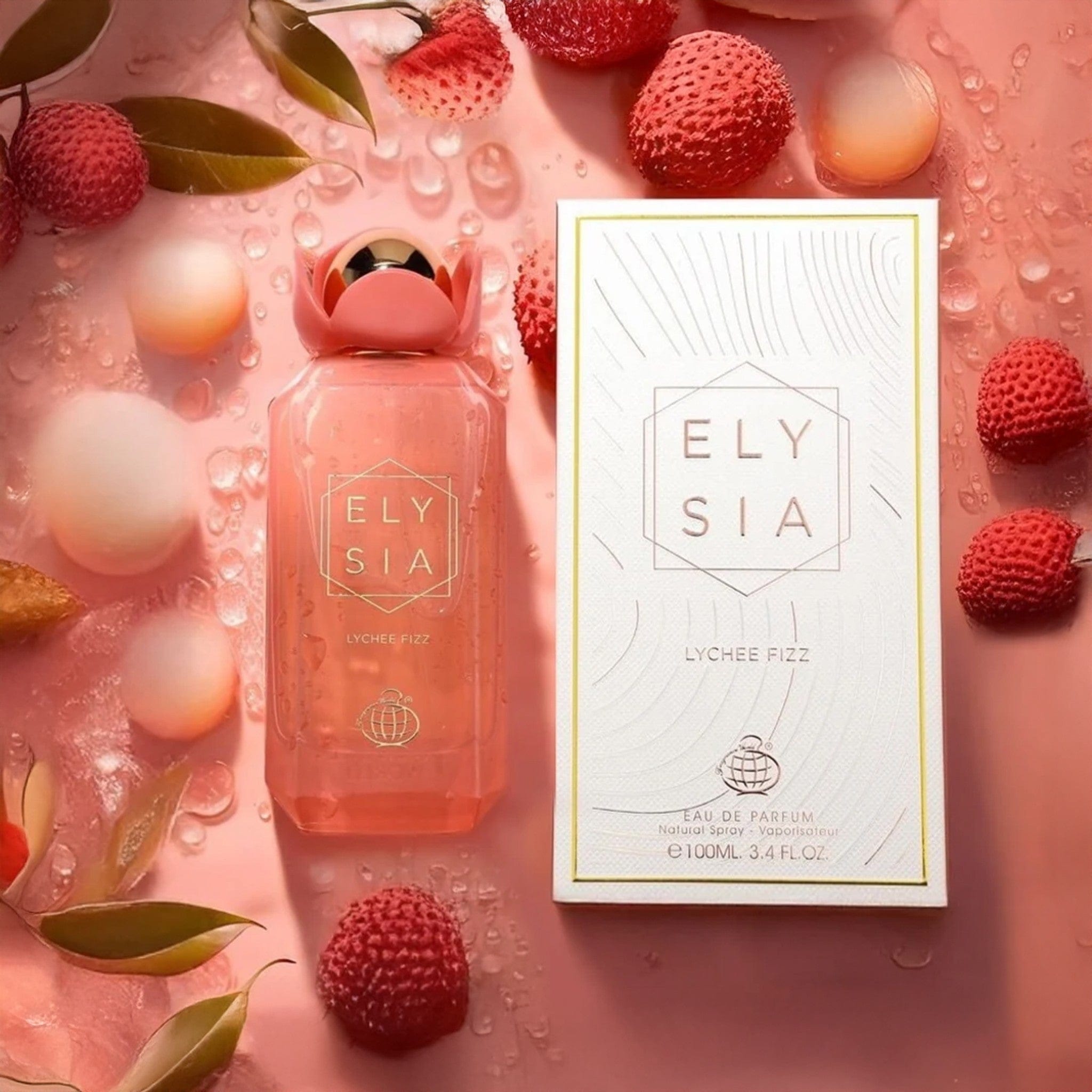 Elysia lychee Fizz  by Fragrance World - Apa de parfum unisex - 100 ml