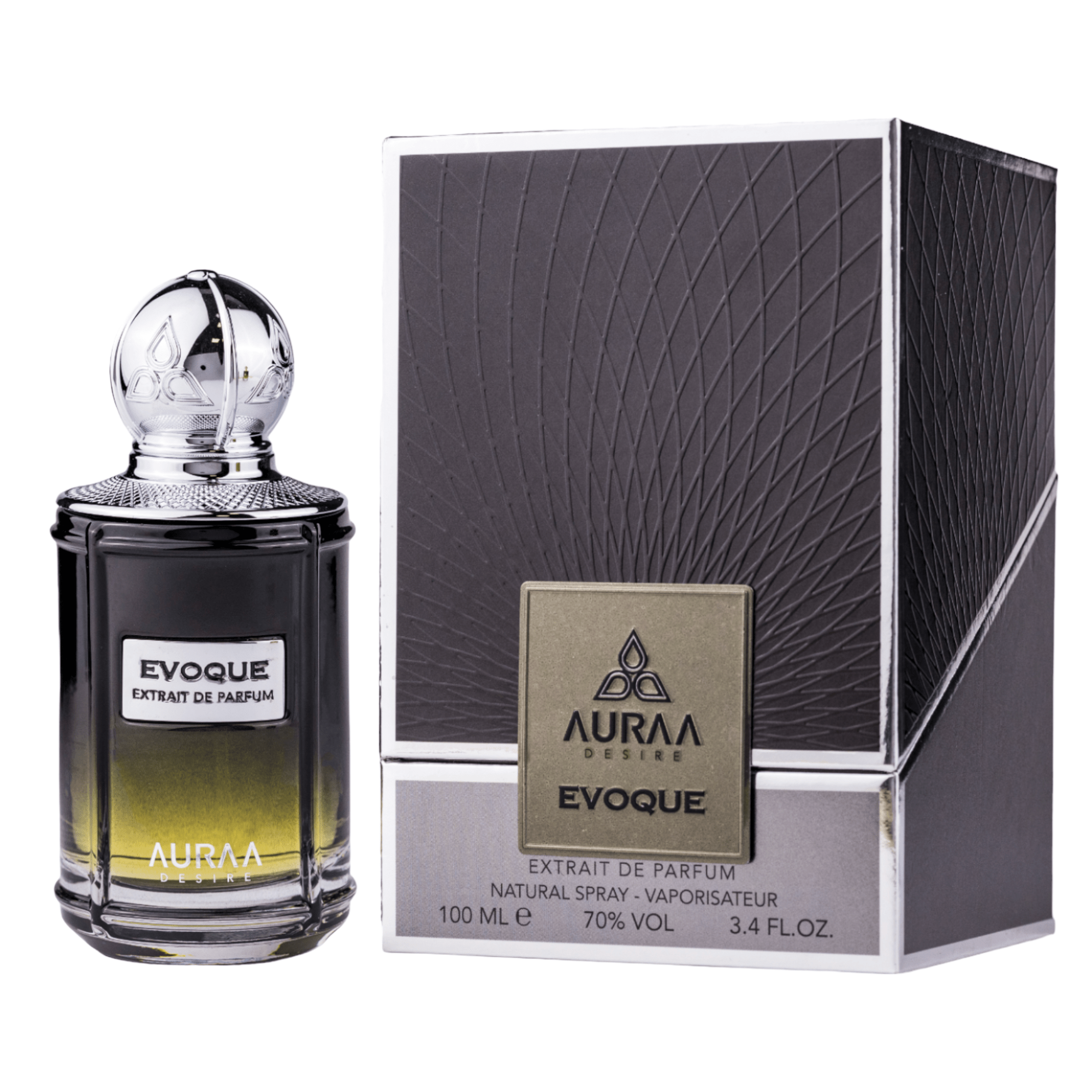 Evoque by Auraa Desire - Extract de parfum barbati - 100 ml