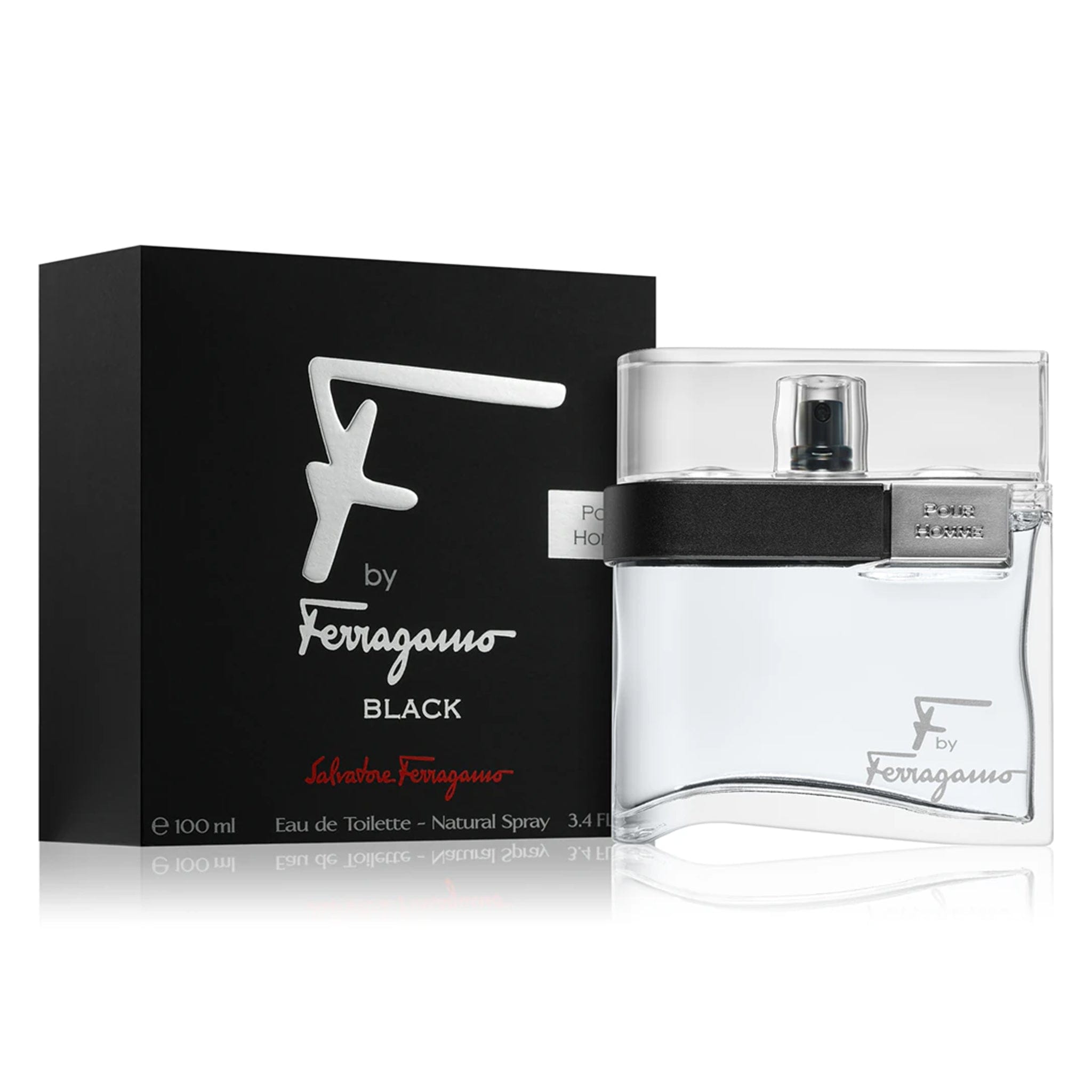 F By Ferragamo Black by Salvatore Ferragamo - Apa de Toaleta Barbati - 100 ml