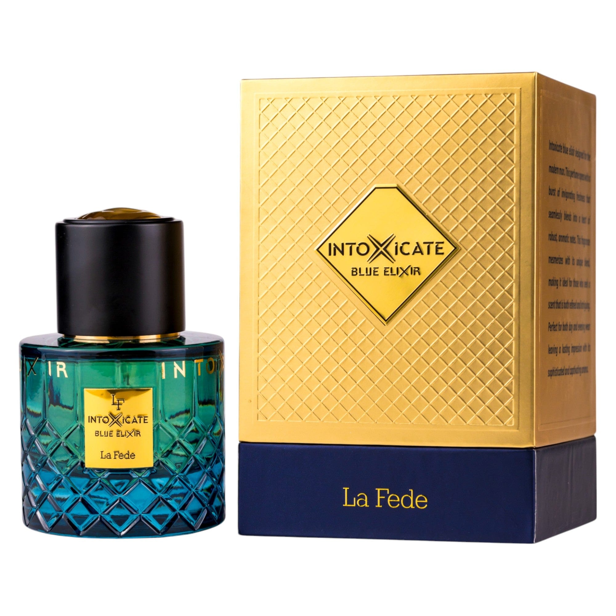 Intoxicate Blue Elixir by La Fede - Apa de Parfum Barbati - 100 ml