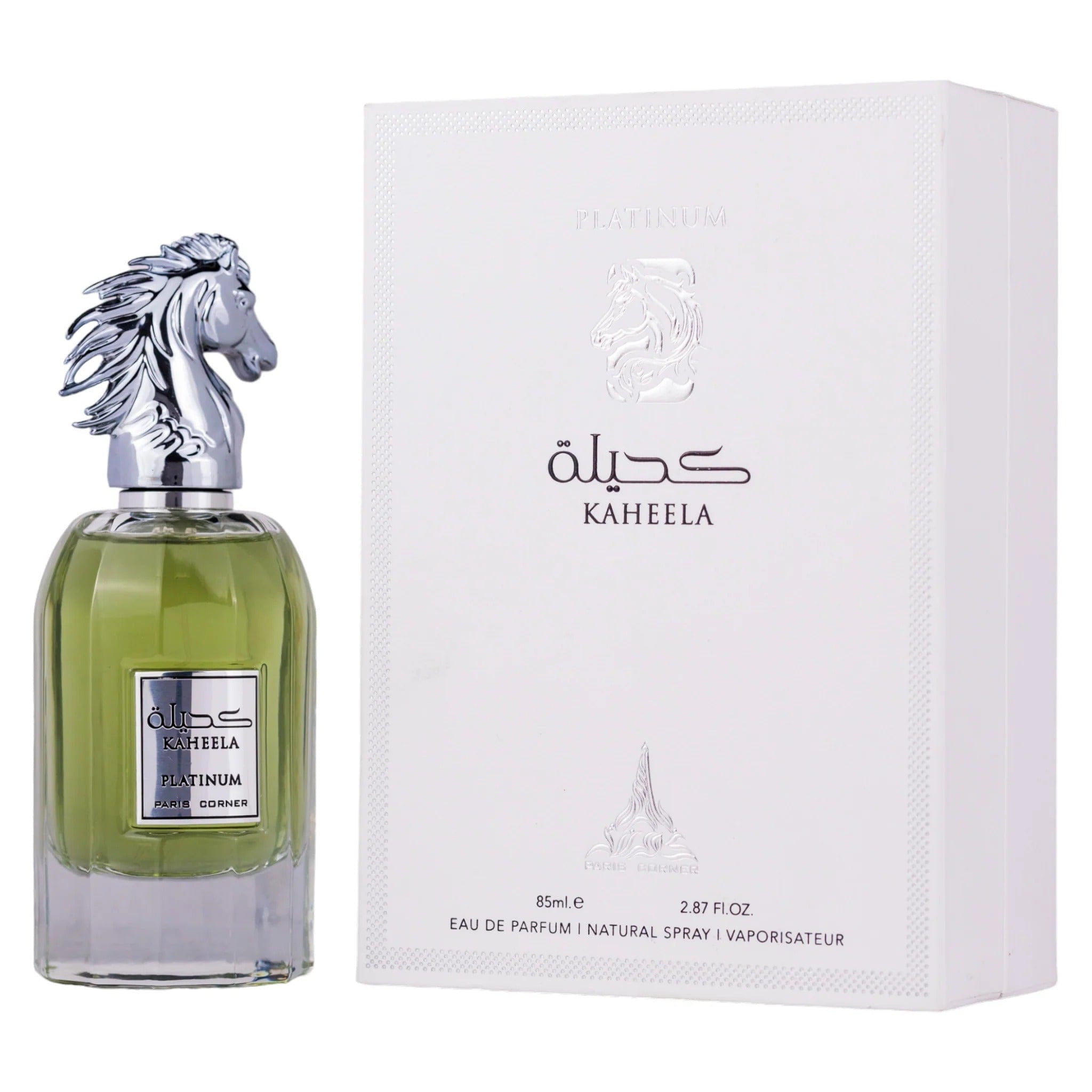 Kaheela Platinum by Paris Corner - Apa de parfum barbati - 85 ml