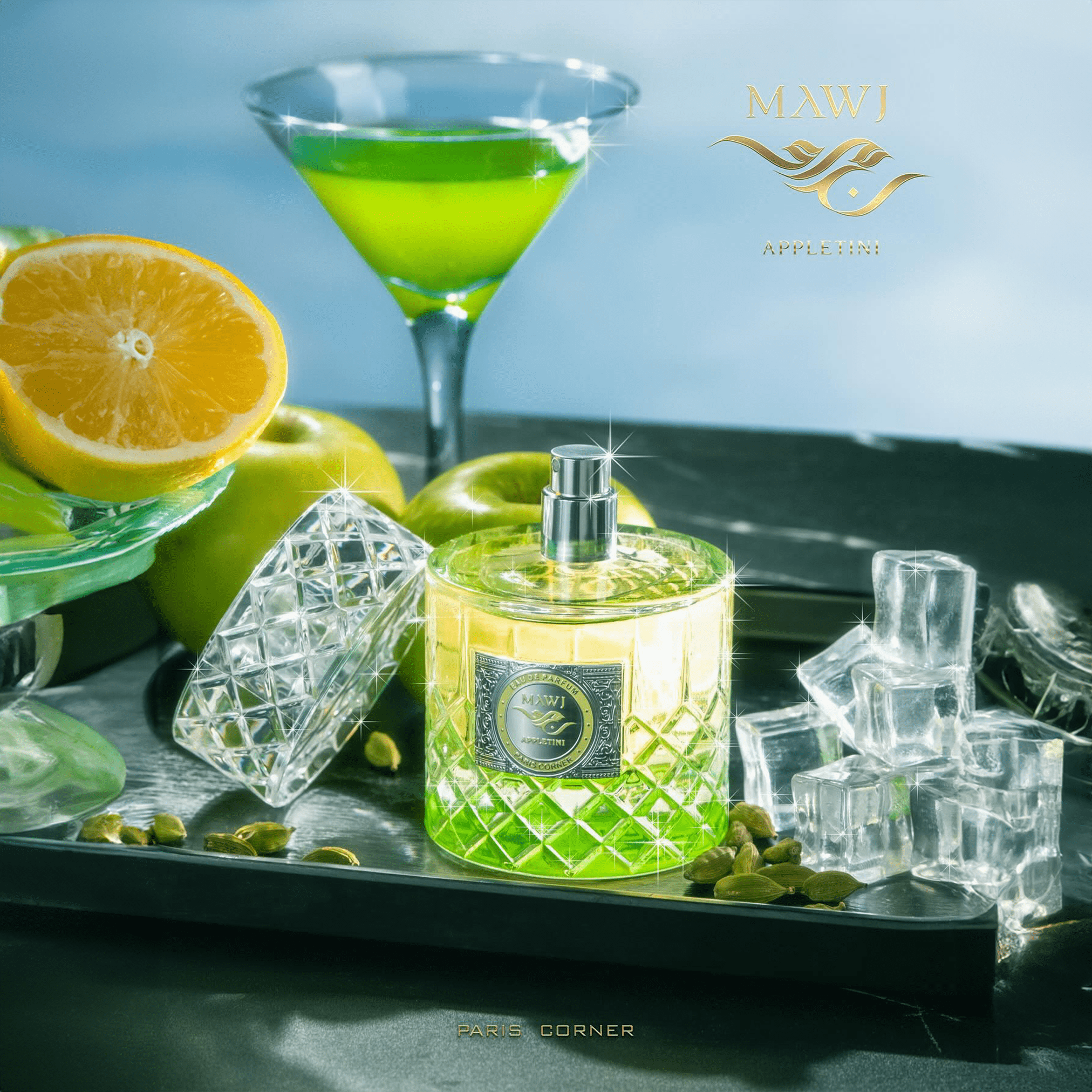Mawj Appletini by Paris Corner - Apa de parfum unisex - 100 ml