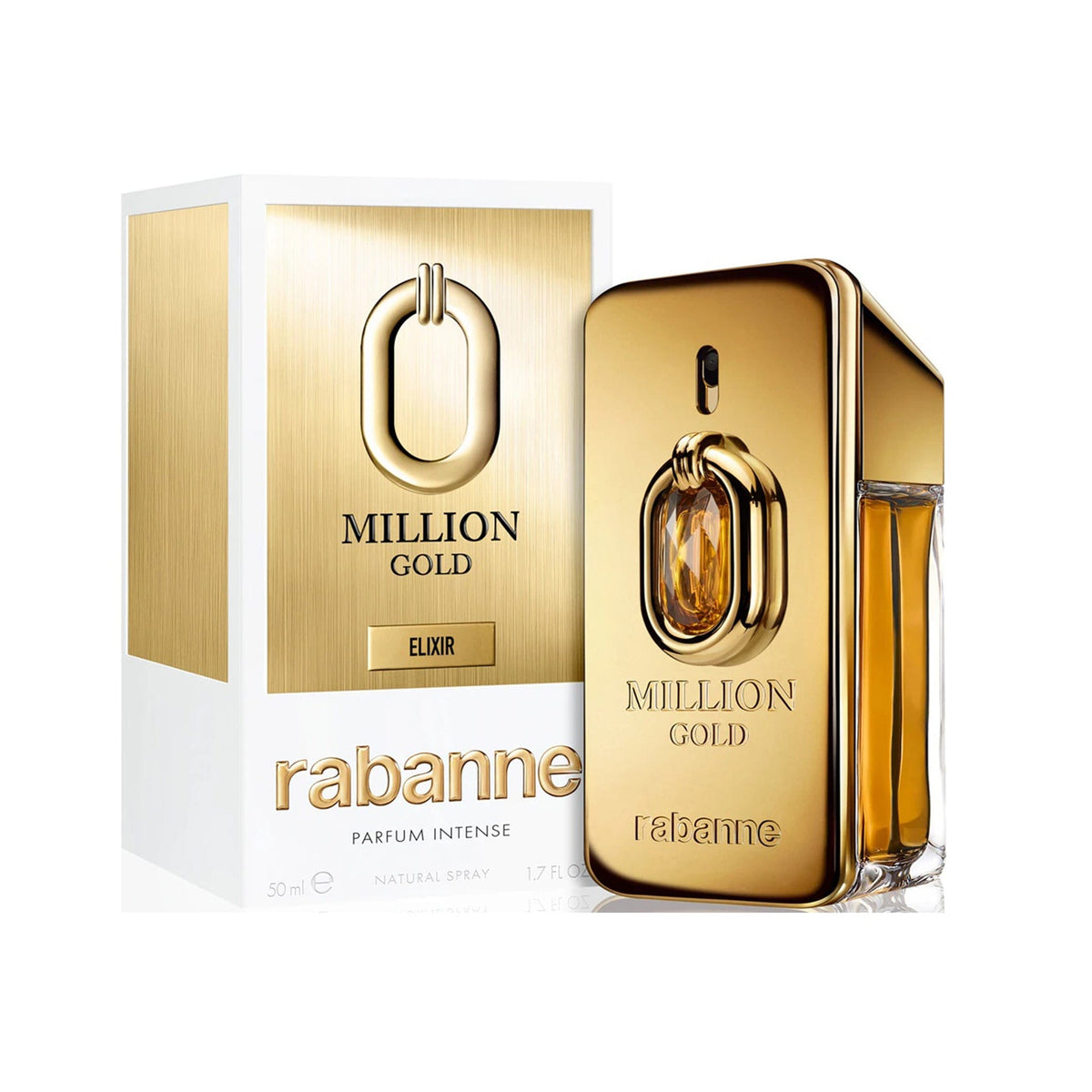 Million Gold Elixir by Paco Rabanne, Parfum, Barbati - 50 ml