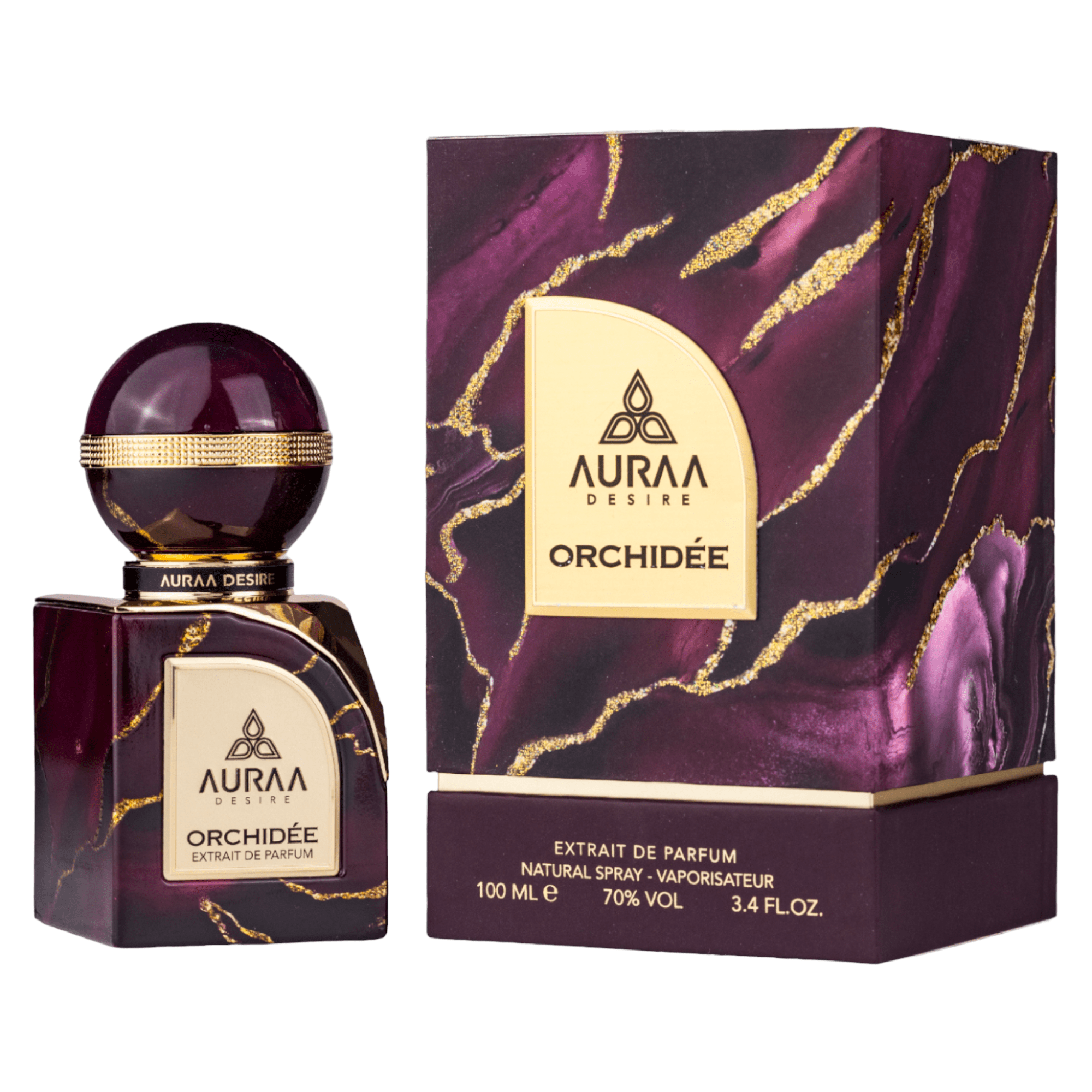 Orchidée by Auraa Desire - Extract de parfum unisex - 100 ml
