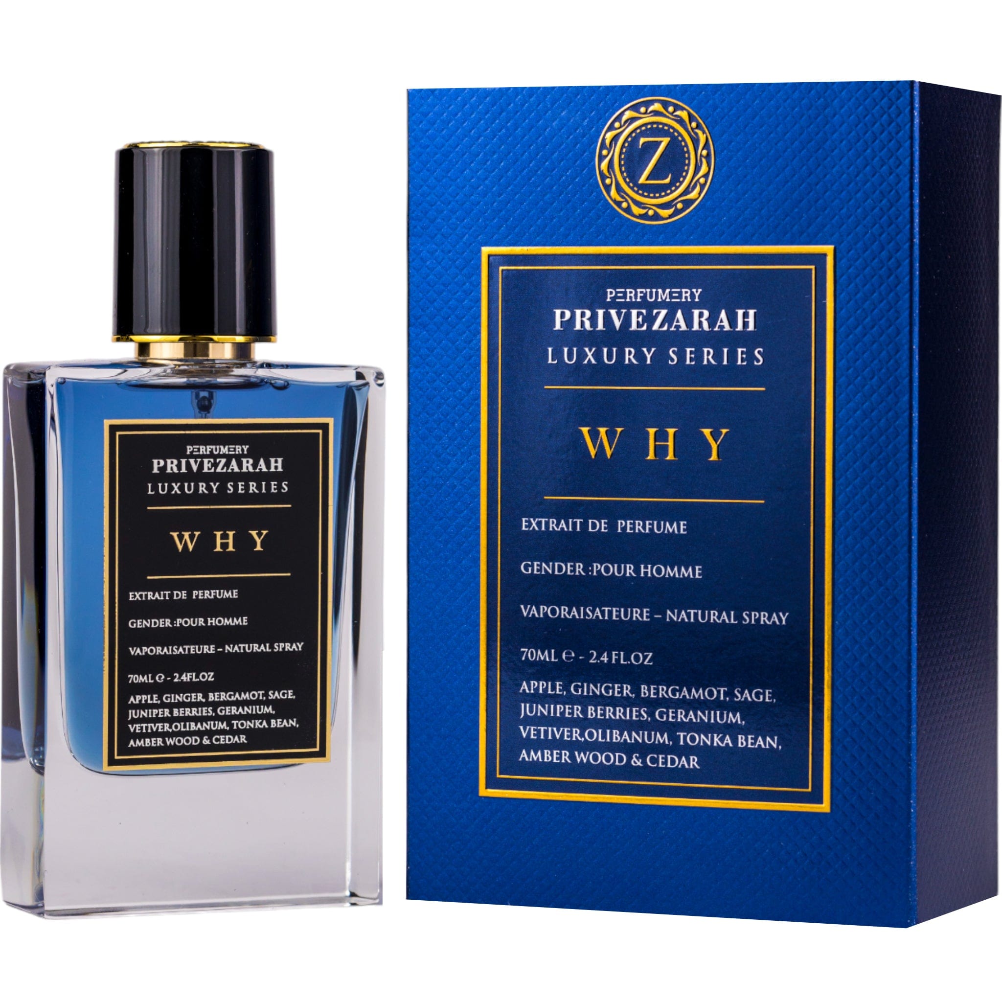 Why by Pendora Scents - Extract de parfum barbati - 70 ml