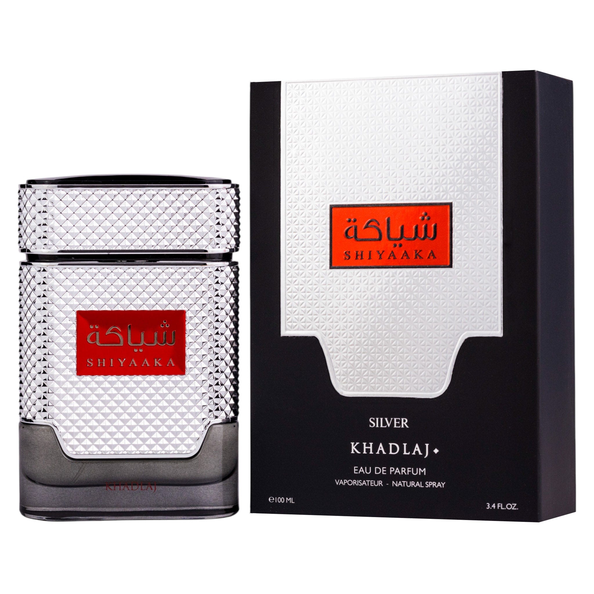 Shiyaaka Silver by Khadlaj - Apa de Parfum Barbati - 100 ml