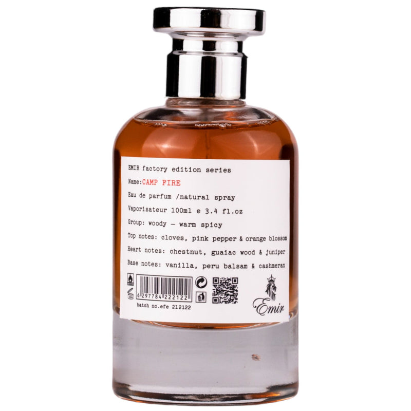 Camp Fire Factory Edition - EDP Unisex - Emir by Paris Corner 100 ml