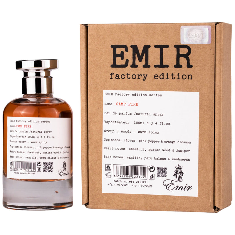 Camp Fire Factory Edition - EDP Unisex - Emir by Paris Corner 100 ml