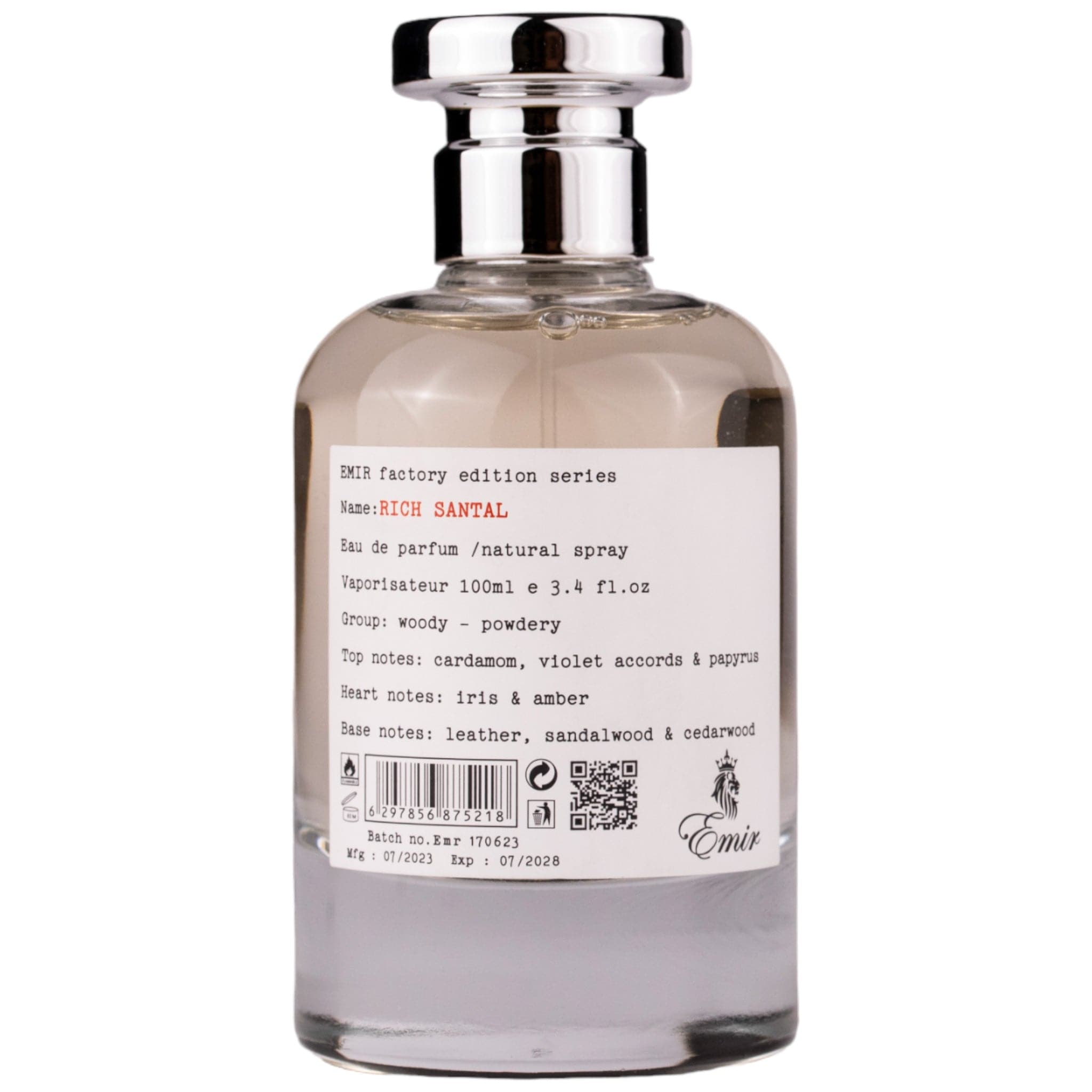 Rich Santal Factory Edition by Emir - Apa de Parfum Unisex - 100 ml