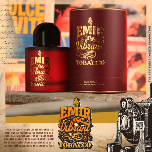 Vibrant Spicy Tobacco - EDP Barbati - Emir by Paris Corner 100 ml