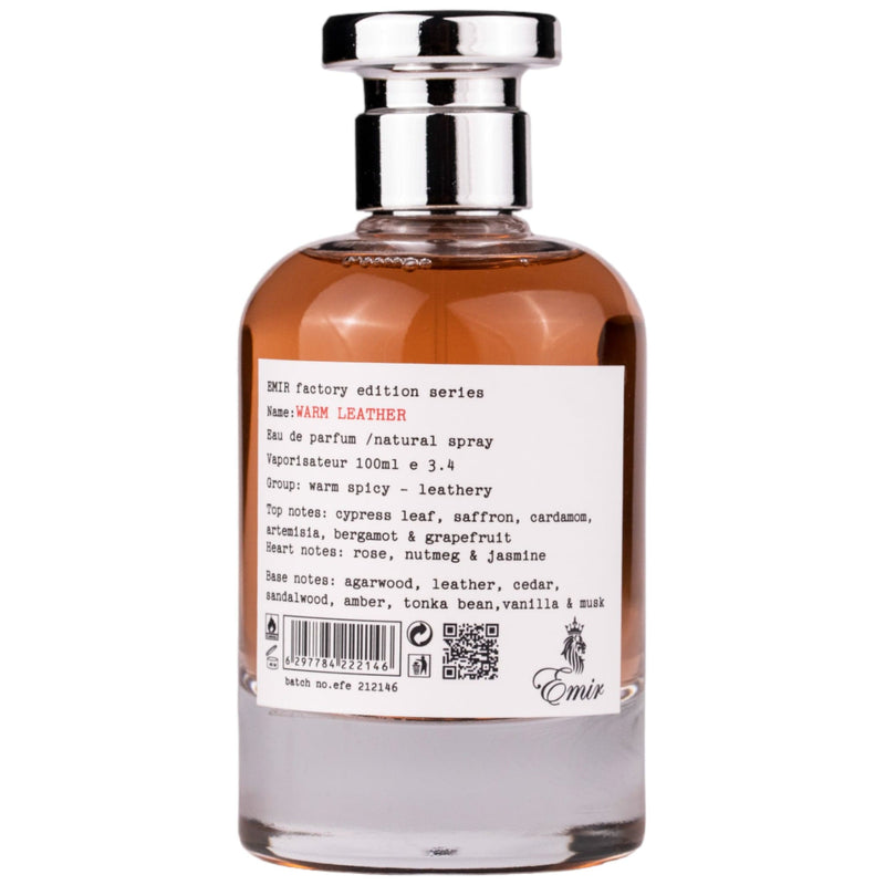 Warm Leather Factory Edition - EDP Unisex - Emir by Paris Corner 100 ml
